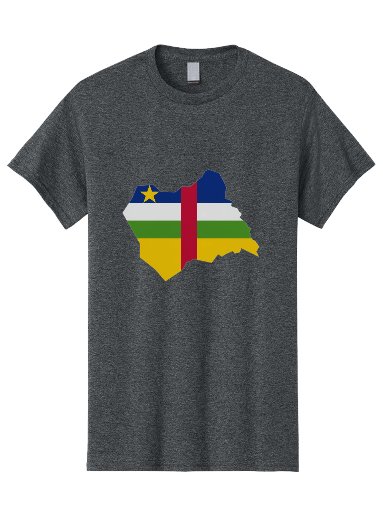 Central-African-Republic-Map-With-Flag Men'S Graphic Tee, 100% Cotton, Comfortable Casual Summer Wear, Machine Washable, Vintage Camera, Old Camera, Antique Camera, Black Camera, Classic Photography, Photography Equipment, Nostalgic Device, Bam005