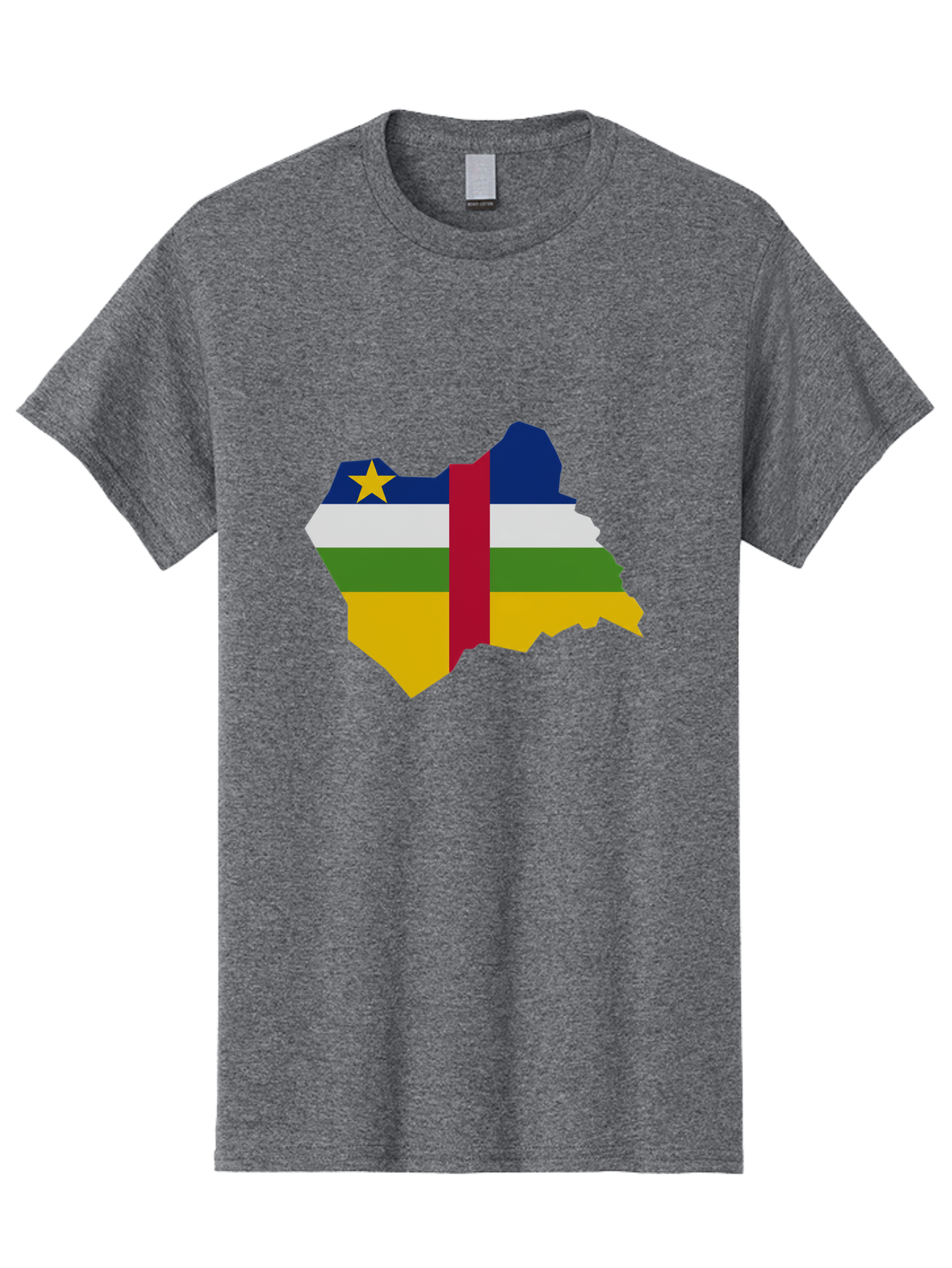 Central-African-Republic-Map-With-Flag Men'S Graphic Tee, 100% Cotton, Comfortable Casual Summer Wear, Machine Washable, Vintage Camera, Old Camera, Antique Camera, Black Camera, Classic Photography, Photography Equipment, Nostalgic Device, Bam005