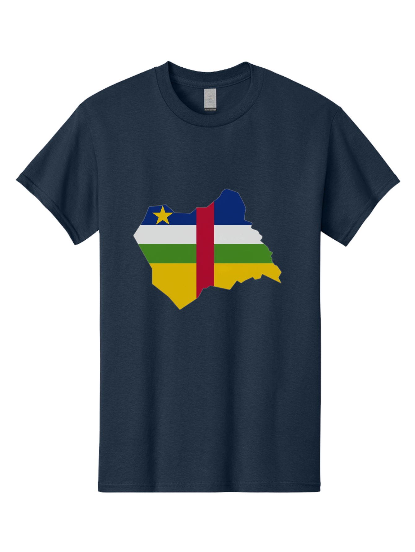 Central-African-Republic-Map-With-Flag Men'S Graphic Tee, 100% Cotton, Comfortable Casual Summer Wear, Machine Washable, Vintage Camera, Old Camera, Antique Camera, Black Camera, Classic Photography, Photography Equipment, Nostalgic Device, Bam005