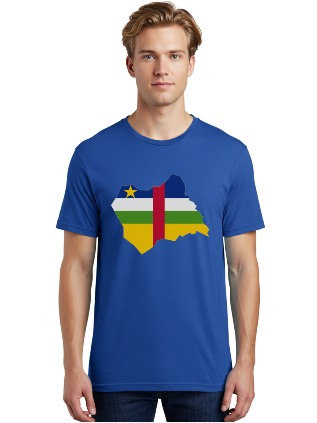 Central-African-Republic-Map-With-Flag Men'S Graphic Tee, 100% Cotton, Comfortable Casual Summer Wear, Machine Washable, Vintage Camera, Old Camera, Antique Camera, Black Camera, Classic Photography, Photography Equipment, Nostalgic Device, Bam005