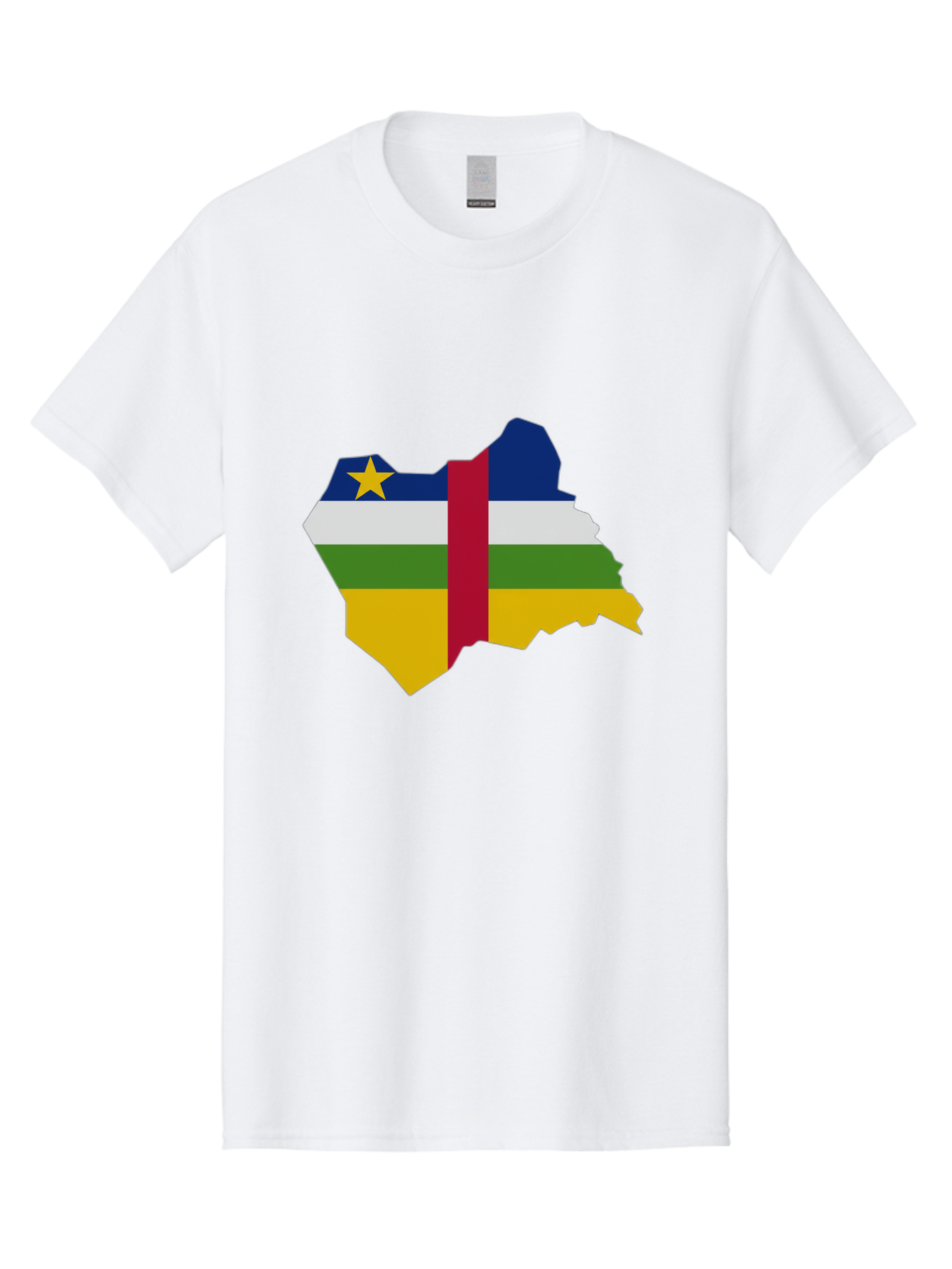 Central-African-Republic-Map-With-Flag Men'S Graphic Tee, 100% Cotton, Comfortable Casual Summer Wear, Machine Washable, Vintage Camera, Old Camera, Antique Camera, Black Camera, Classic Photography, Photography Equipment, Nostalgic Device, Bam005