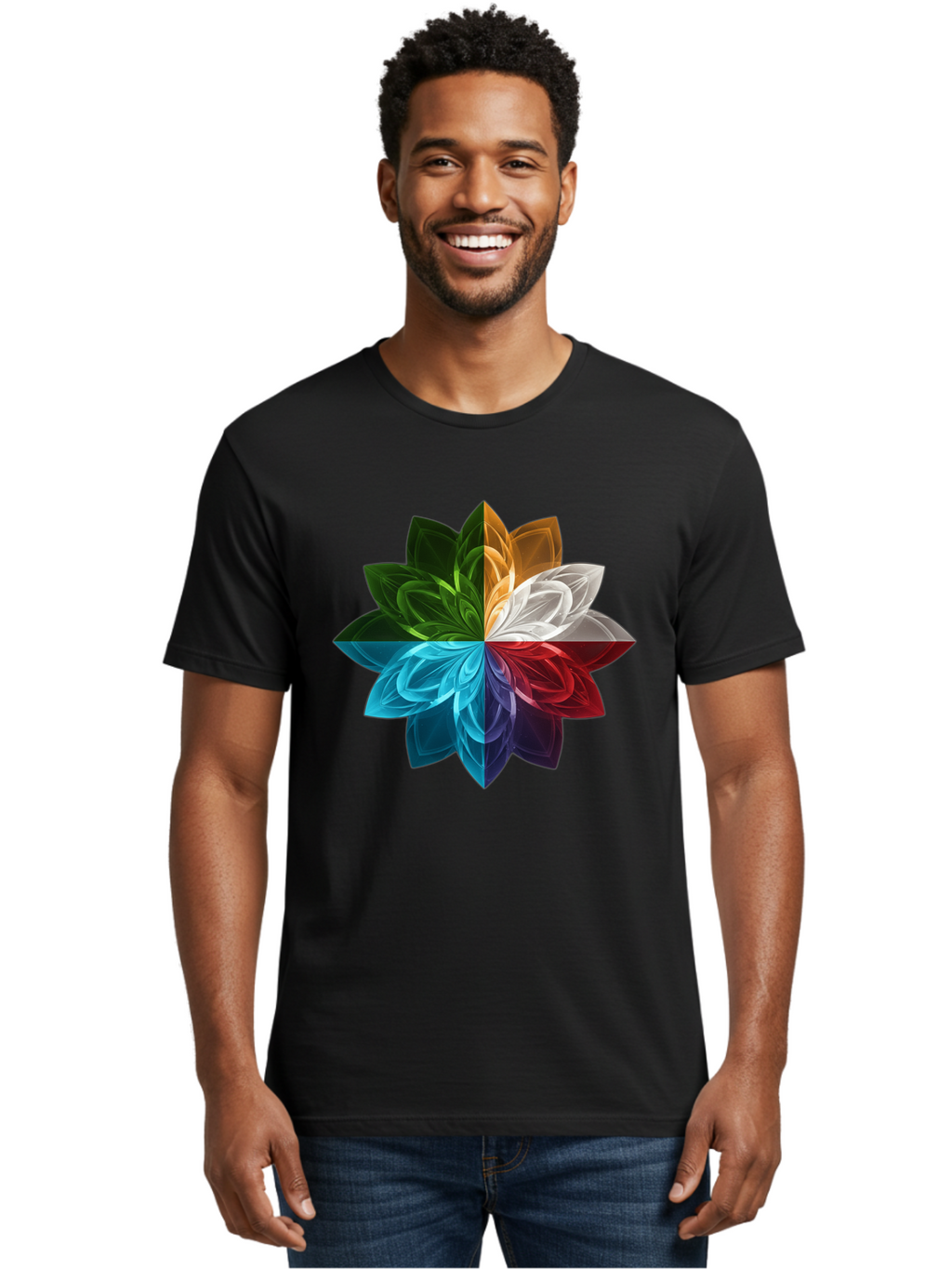 Chakra-Flower Men'S Graphic Tee, 100% Cotton, Comfortable Casual Summer Wear, Machine Washable, Vintage Camera, Old Camera, Antique Camera, Black Camera, Classic Photography, Photography Equipment, Nostalgic Device, Film Camera, Camera Art Bam007