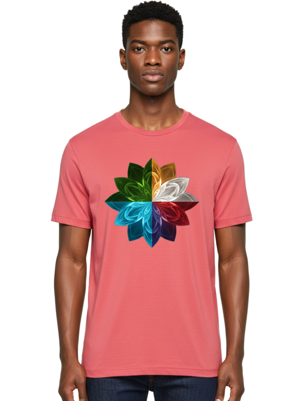 Chakra-Flower Men'S Graphic Tee, 100% Cotton, Comfortable Casual Summer Wear, Machine Washable, Vintage Camera, Old Camera, Antique Camera, Black Camera, Classic Photography, Photography Equipment, Nostalgic Device, Film Camera, Camera Art Bam007