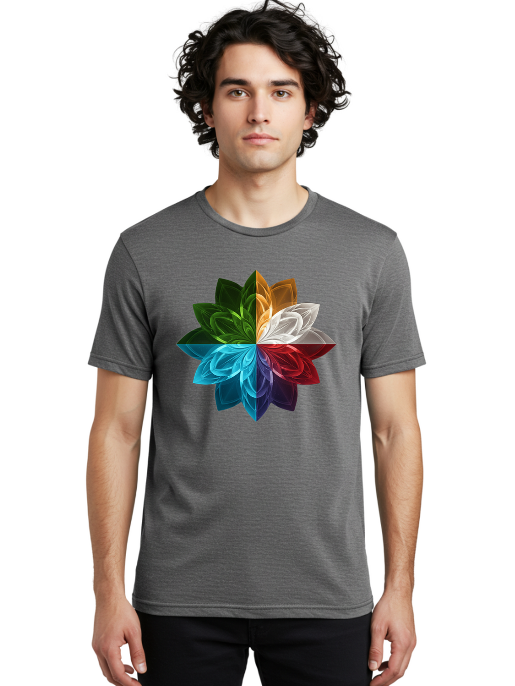 Chakra-Flower Men'S Graphic Tee, 100% Cotton, Comfortable Casual Summer Wear, Machine Washable, Vintage Camera, Old Camera, Antique Camera, Black Camera, Classic Photography, Photography Equipment, Nostalgic Device, Film Camera, Camera Art Bam007