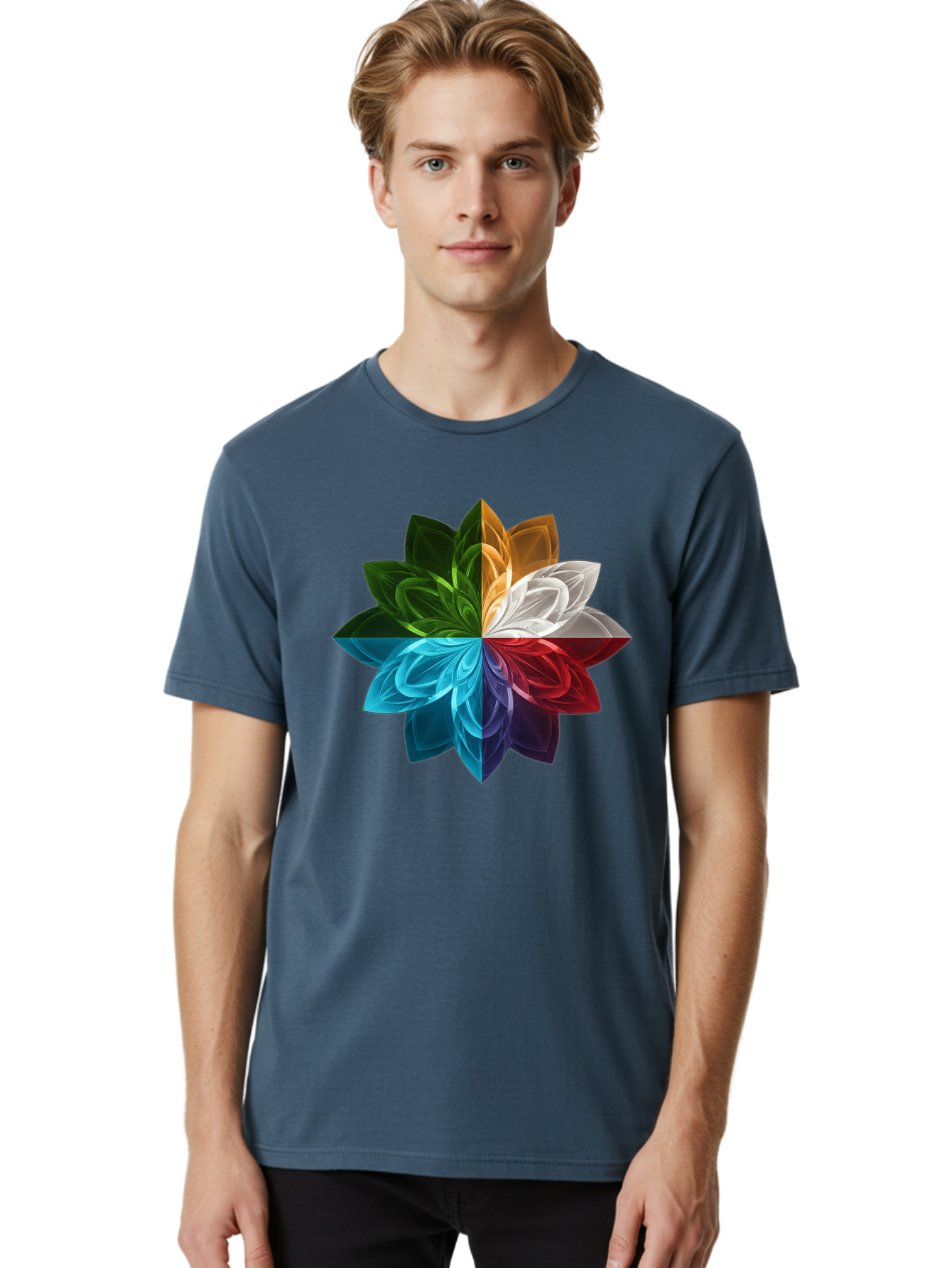 Chakra-Flower Men'S Graphic Tee, 100% Cotton, Comfortable Casual Summer Wear, Machine Washable, Vintage Camera, Old Camera, Antique Camera, Black Camera, Classic Photography, Photography Equipment, Nostalgic Device, Film Camera, Camera Art Bam007