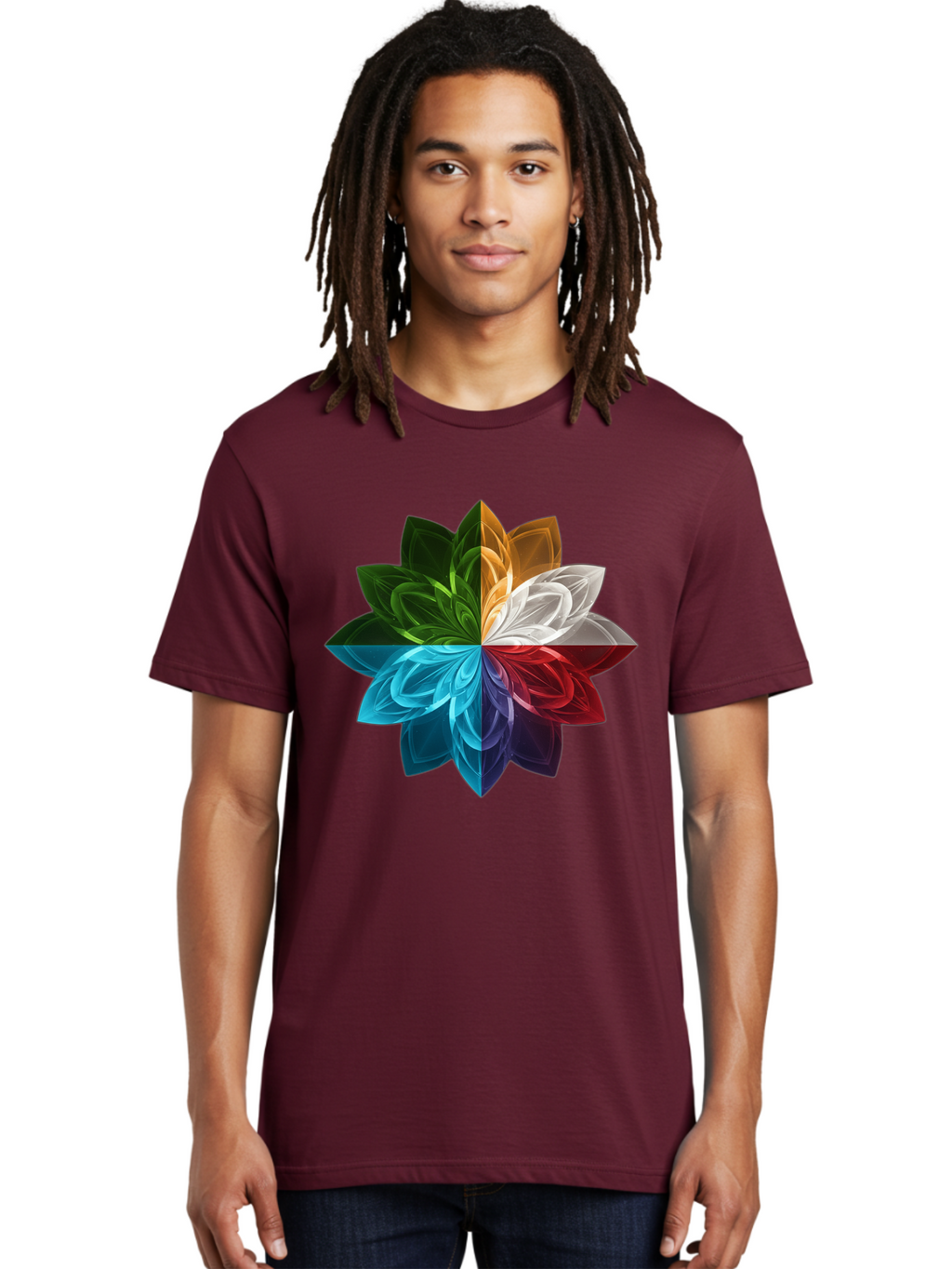 Chakra-Flower Men'S Graphic Tee, 100% Cotton, Comfortable Casual Summer Wear, Machine Washable, Vintage Camera, Old Camera, Antique Camera, Black Camera, Classic Photography, Photography Equipment, Nostalgic Device, Film Camera, Camera Art Bam007