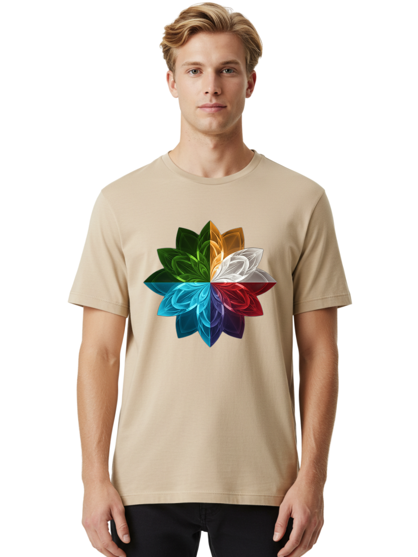 Chakra-Flower Men'S Graphic Tee, 100% Cotton, Comfortable Casual Summer Wear, Machine Washable, Vintage Camera, Old Camera, Antique Camera, Black Camera, Classic Photography, Photography Equipment, Nostalgic Device, Film Camera, Camera Art Bam007