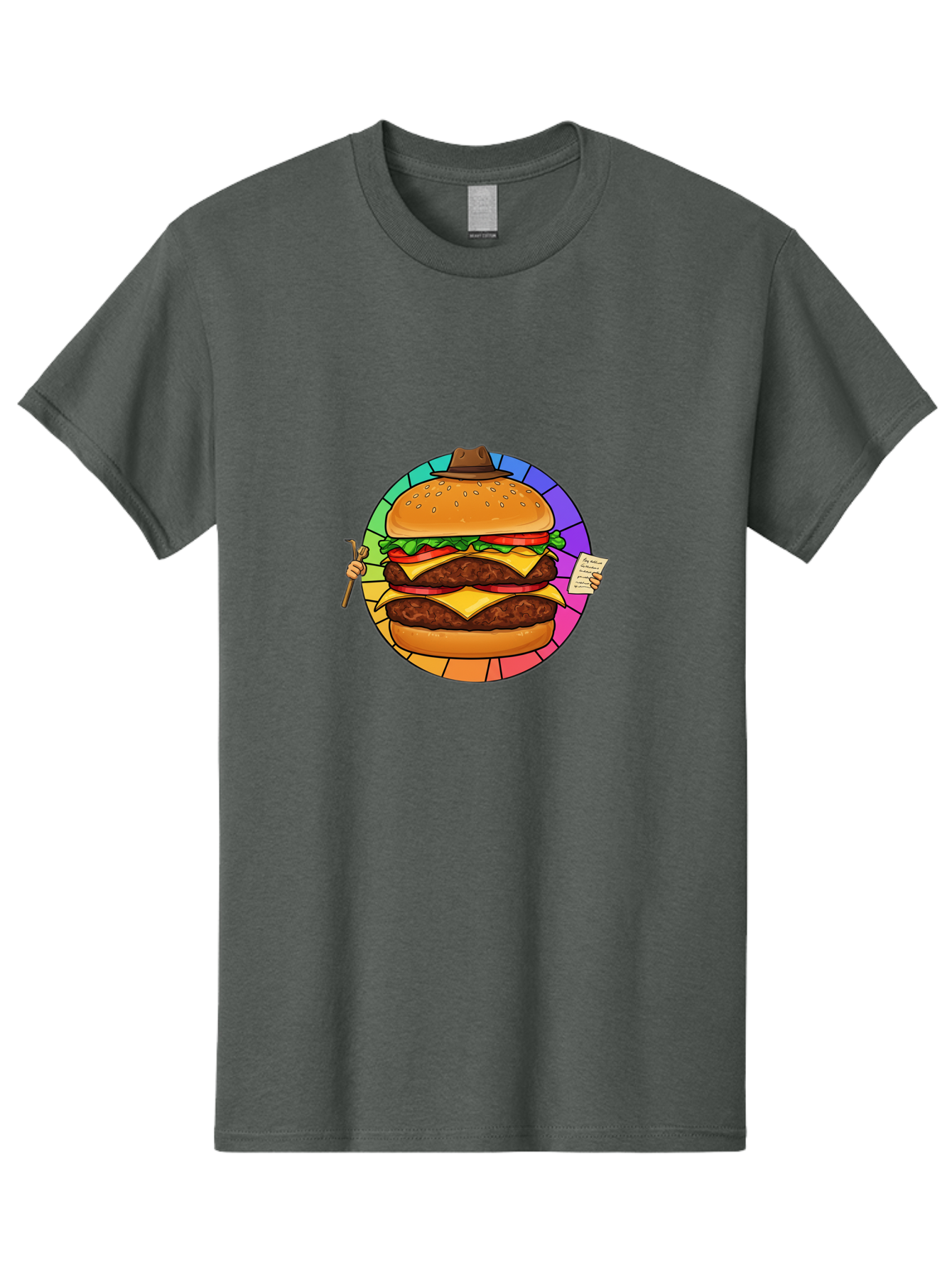 Cheeseburger-With-Cowboy-Hat Men'S Graphic Tee, 100% Cotton, Comfortable Casual Summer Wear, Machine Washable, Vintage Camera, Old Camera, Antique Camera, Black Camera, Classic Photography, Photography Equipment, Nostalgic Device, Film Camera, Bam008