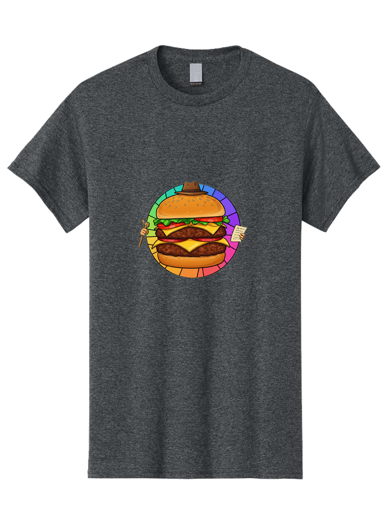 Cheeseburger-With-Cowboy-Hat Men'S Graphic Tee, 100% Cotton, Comfortable Casual Summer Wear, Machine Washable, Vintage Camera, Old Camera, Antique Camera, Black Camera, Classic Photography, Photography Equipment, Nostalgic Device, Film Camera, Bam008