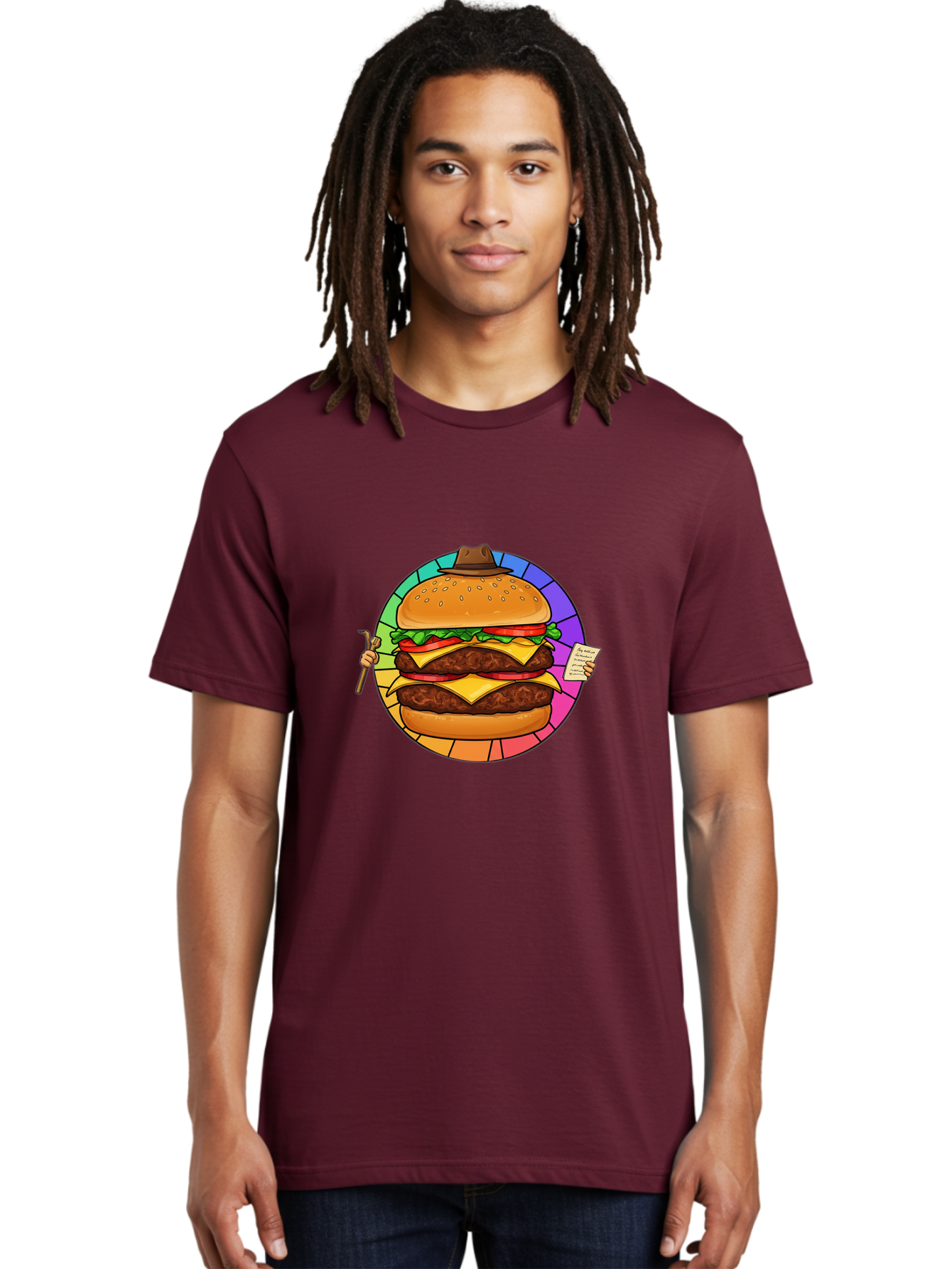 Cheeseburger-With-Cowboy-Hat Men'S Graphic Tee, 100% Cotton, Comfortable Casual Summer Wear, Machine Washable, Vintage Camera, Old Camera, Antique Camera, Black Camera, Classic Photography, Photography Equipment, Nostalgic Device, Film Camera, Bam008