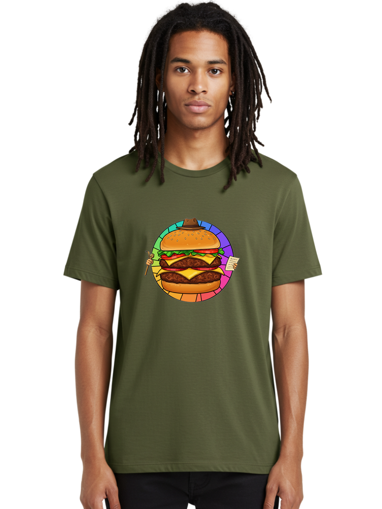 Cheeseburger-With-Cowboy-Hat Men'S Graphic Tee, 100% Cotton, Comfortable Casual Summer Wear, Machine Washable, Vintage Camera, Old Camera, Antique Camera, Black Camera, Classic Photography, Photography Equipment, Nostalgic Device, Film Camera, Bam008