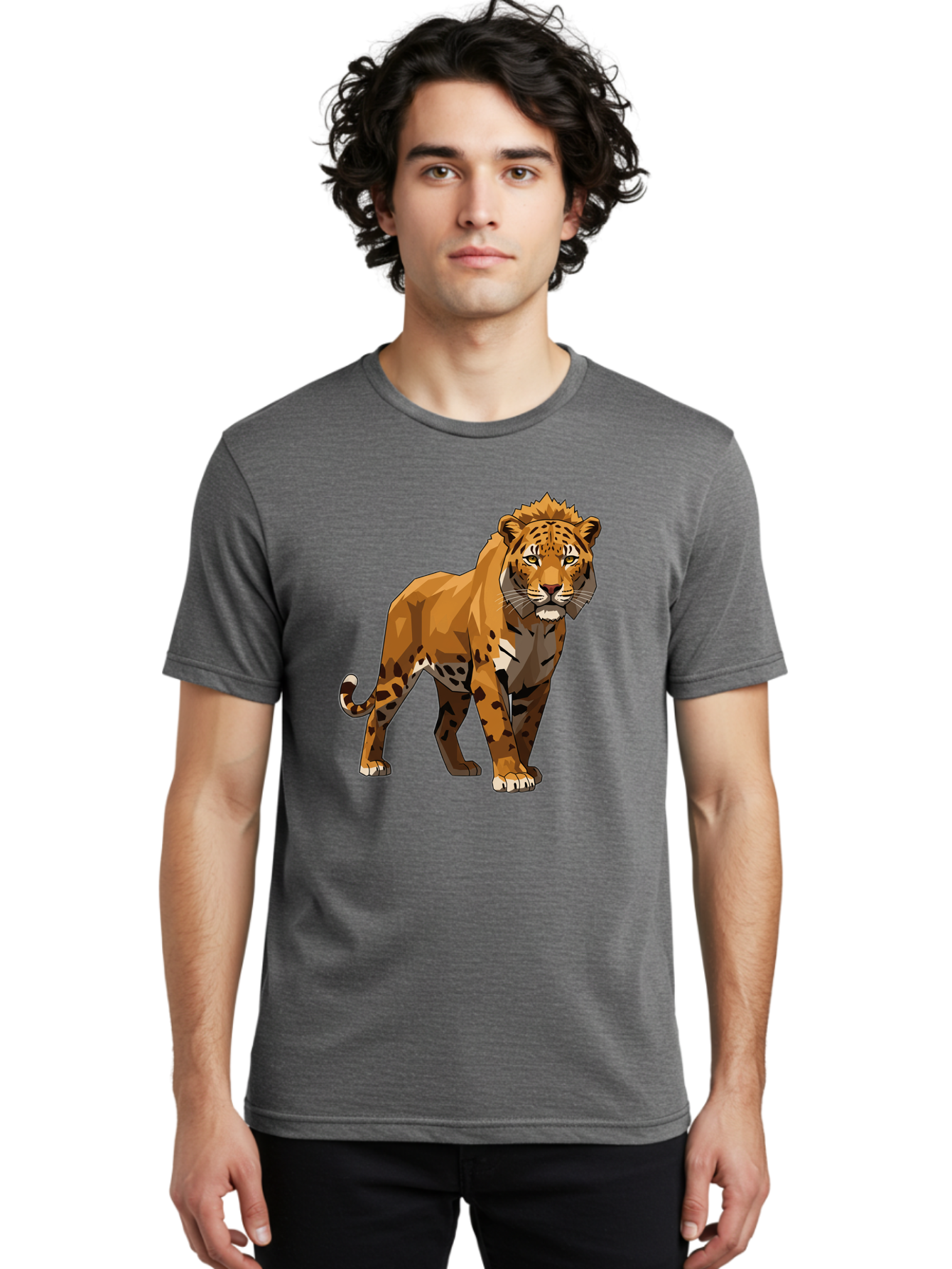 Cheetah Men'S Graphic Tee, 100% Cotton, Comfortable Casual Summer Wear, Machine Washable, Vintage Camera, Old Camera, Antique Camera, Black Camera, Classic Photography, Photography Equipment, Nostalgic Device, Film Camera, Camera Art Bam009