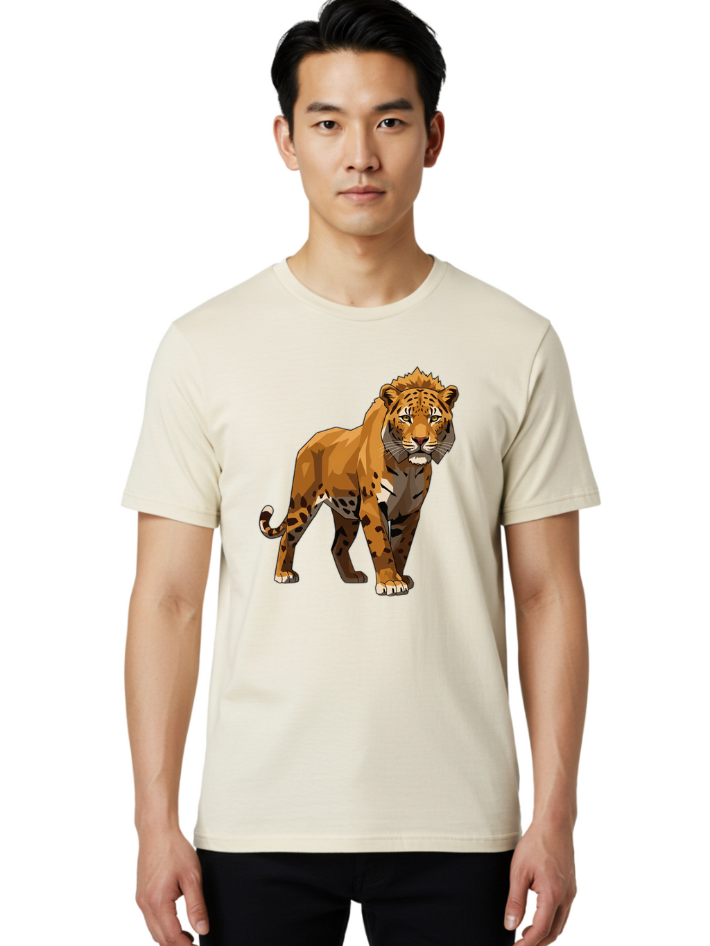 Cheetah Men'S Graphic Tee, 100% Cotton, Comfortable Casual Summer Wear, Machine Washable, Vintage Camera, Old Camera, Antique Camera, Black Camera, Classic Photography, Photography Equipment, Nostalgic Device, Film Camera, Camera Art Bam009