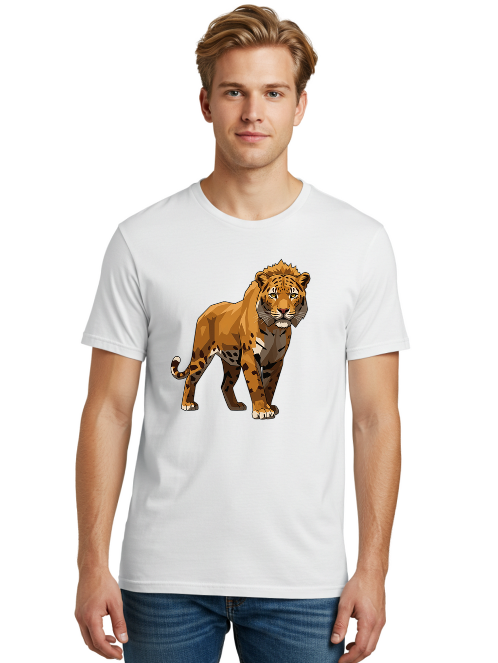 Cheetah Men'S Graphic Tee, 100% Cotton, Comfortable Casual Summer Wear, Machine Washable, Vintage Camera, Old Camera, Antique Camera, Black Camera, Classic Photography, Photography Equipment, Nostalgic Device, Film Camera, Camera Art Bam009