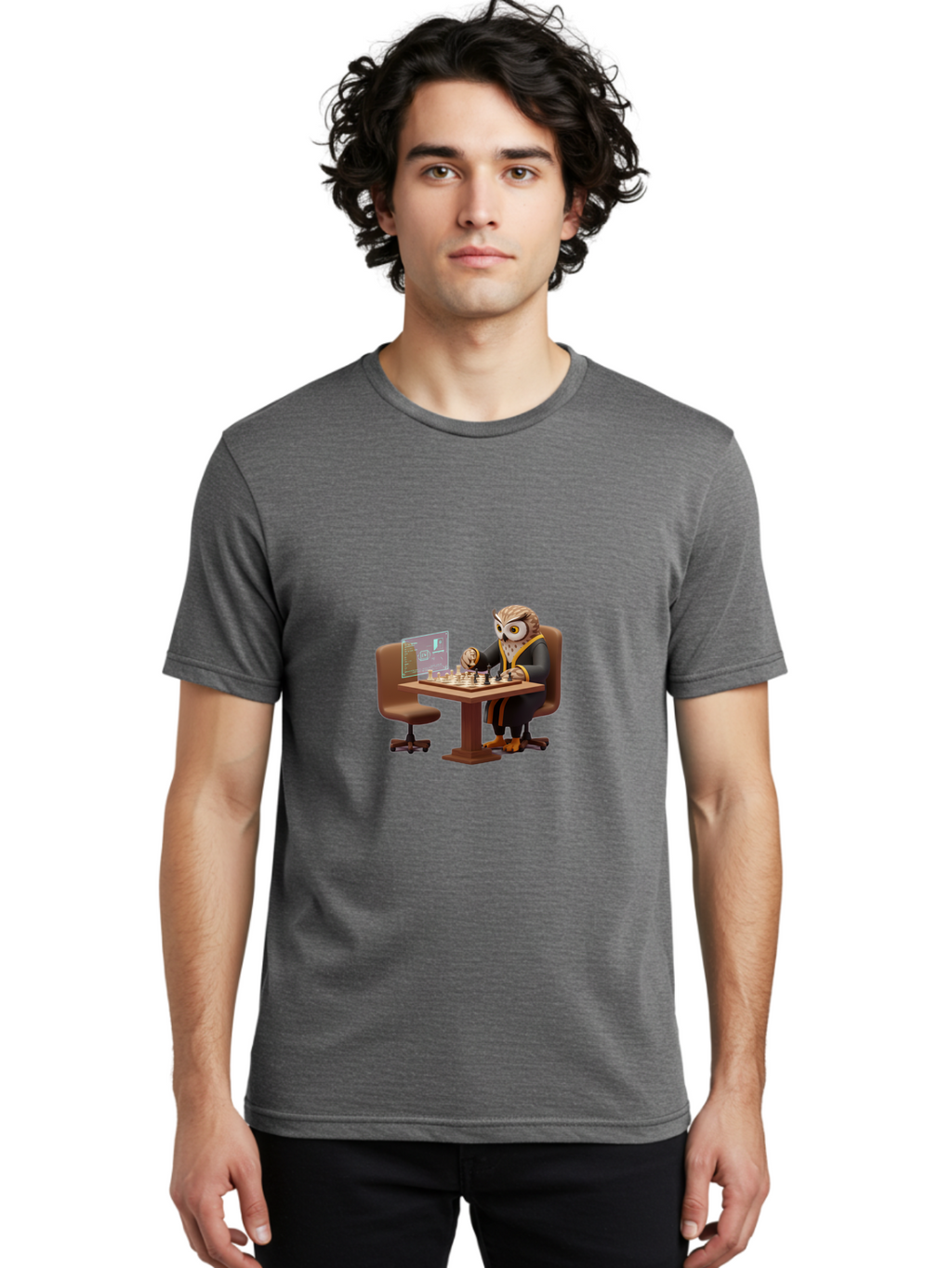 Chess-Owl Men'S Graphic Tee, 100% Cotton, Comfortable Casual Summer Wear, Machine Washable, Vintage Camera, Old Camera, Antique Camera, Black Camera, Classic Photography, Photography Equipment, Nostalgic Device, Film Camera, Camera Art Bam010
