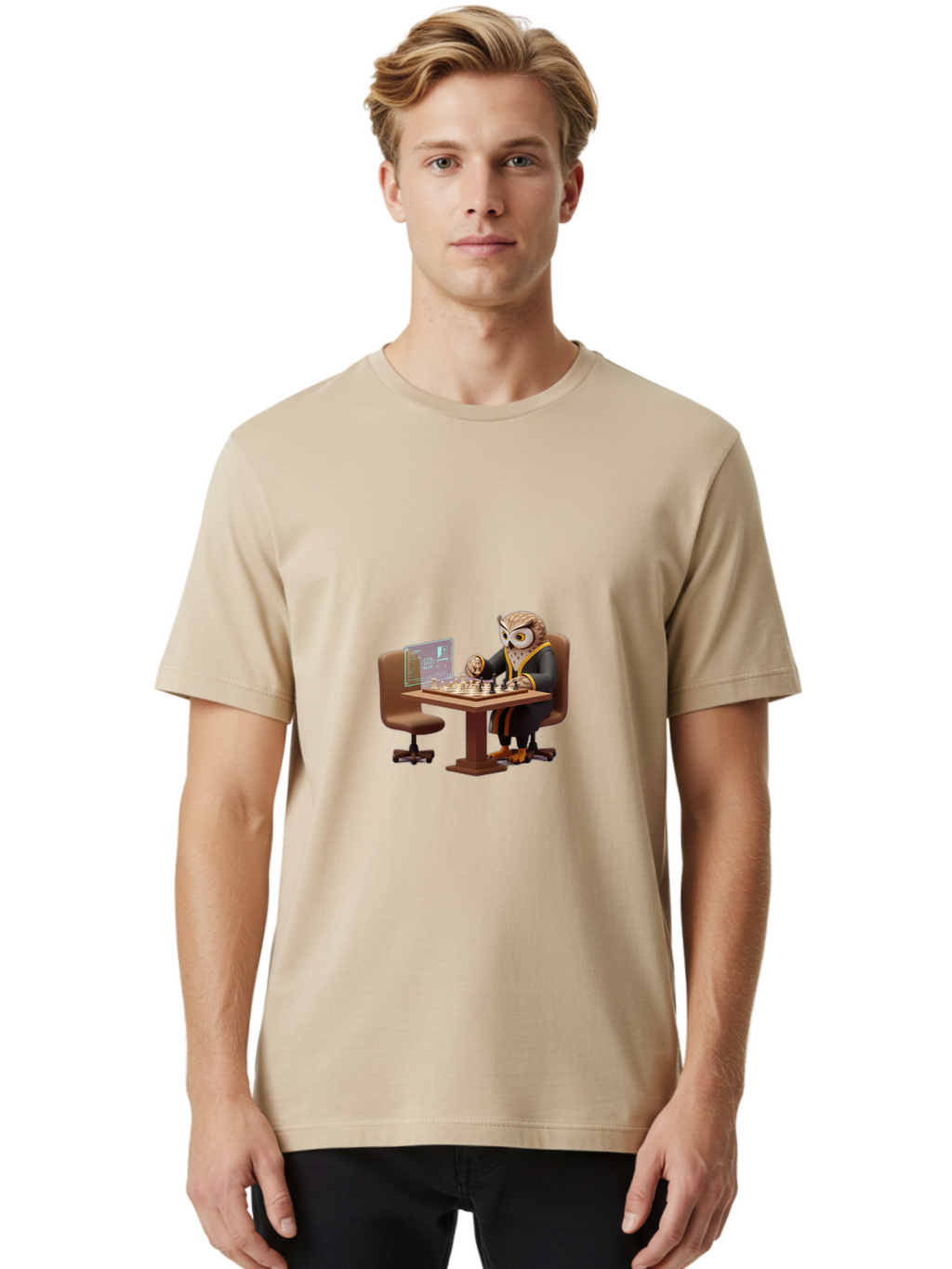 Chess-Owl Men'S Graphic Tee, 100% Cotton, Comfortable Casual Summer Wear, Machine Washable, Vintage Camera, Old Camera, Antique Camera, Black Camera, Classic Photography, Photography Equipment, Nostalgic Device, Film Camera, Camera Art Bam010