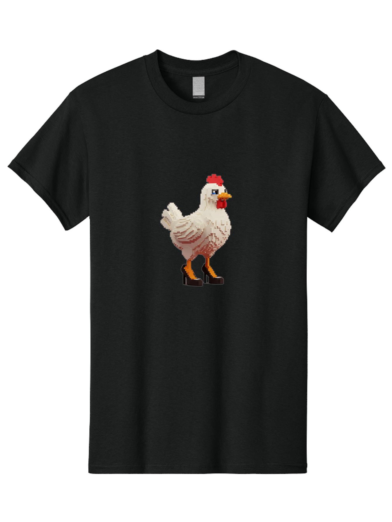 Chicken-High-Heels-1 Men'S Graphic Tee, 100% Cotton, Comfortable Casual Summer Wear, Machine Washable, Vintage Camera, Old Camera, Antique Camera, Black Camera, Classic Photography, Photography Equipment, Nostalgic Device, Film Camera, Bam011