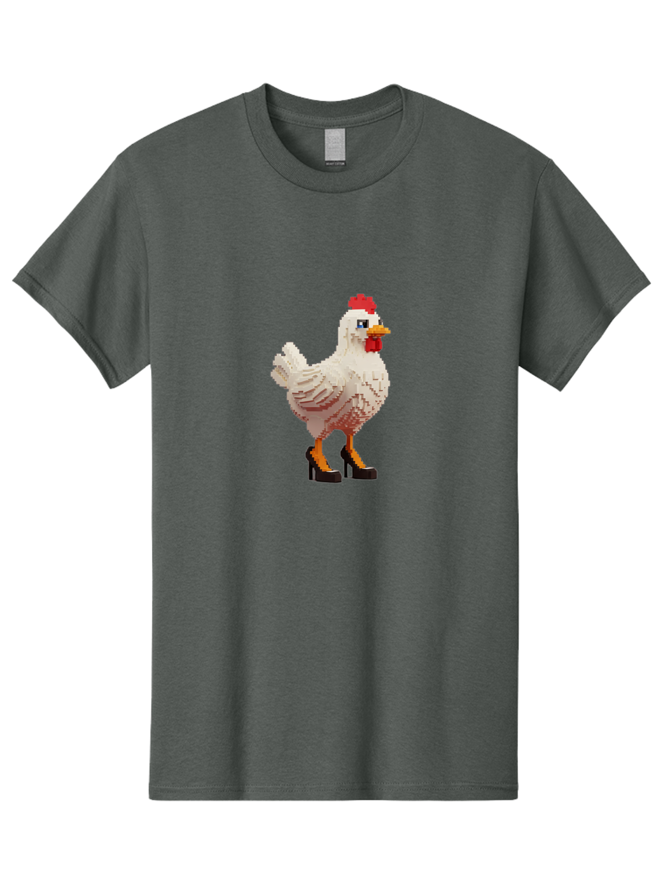 Chicken-High-Heels-1 Men'S Graphic Tee, 100% Cotton, Comfortable Casual Summer Wear, Machine Washable, Vintage Camera, Old Camera, Antique Camera, Black Camera, Classic Photography, Photography Equipment, Nostalgic Device, Film Camera, Bam011
