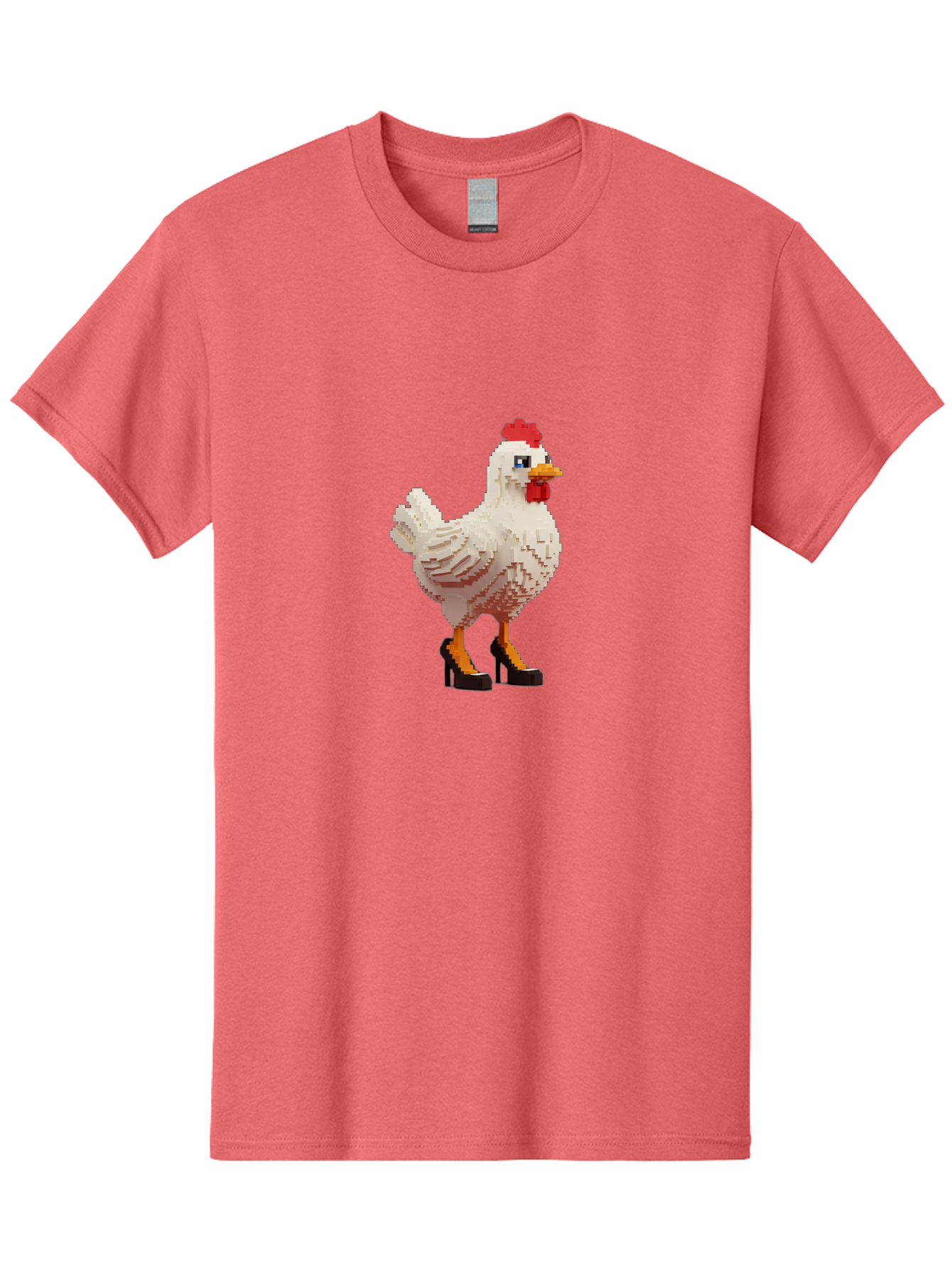 Chicken-High-Heels-1 Men'S Graphic Tee, 100% Cotton, Comfortable Casual Summer Wear, Machine Washable, Vintage Camera, Old Camera, Antique Camera, Black Camera, Classic Photography, Photography Equipment, Nostalgic Device, Film Camera, Bam011