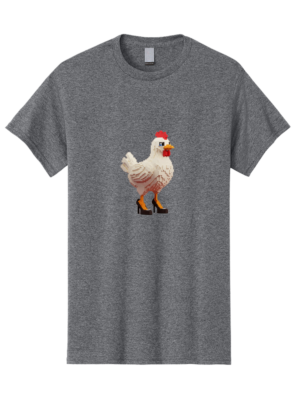 Chicken-High-Heels-1 Men'S Graphic Tee, 100% Cotton, Comfortable Casual Summer Wear, Machine Washable, Vintage Camera, Old Camera, Antique Camera, Black Camera, Classic Photography, Photography Equipment, Nostalgic Device, Film Camera, Bam011