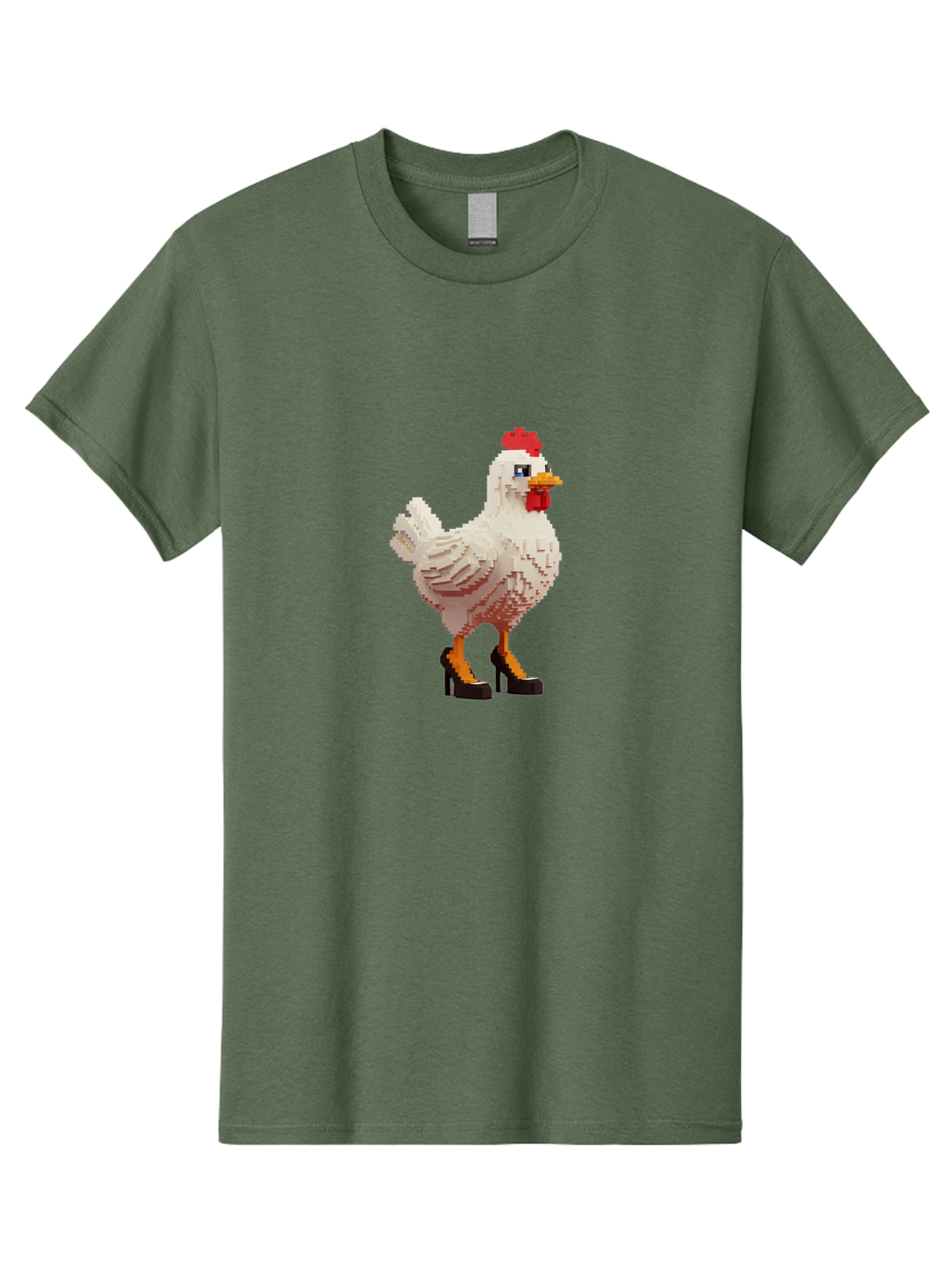 Chicken-High-Heels-1 Men'S Graphic Tee, 100% Cotton, Comfortable Casual Summer Wear, Machine Washable, Vintage Camera, Old Camera, Antique Camera, Black Camera, Classic Photography, Photography Equipment, Nostalgic Device, Film Camera, Bam011