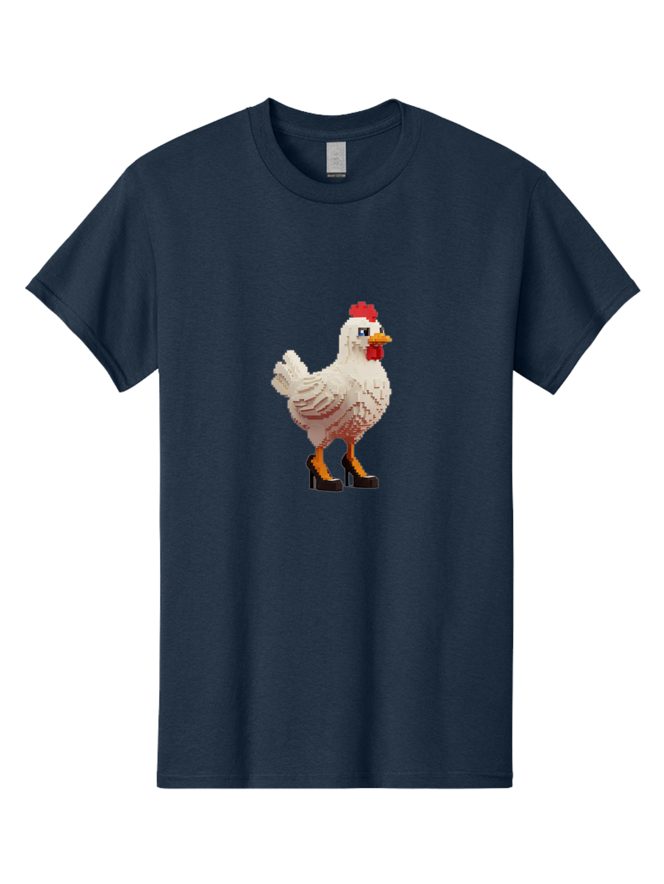 Chicken-High-Heels-1 Men'S Graphic Tee, 100% Cotton, Comfortable Casual Summer Wear, Machine Washable, Vintage Camera, Old Camera, Antique Camera, Black Camera, Classic Photography, Photography Equipment, Nostalgic Device, Film Camera, Bam011