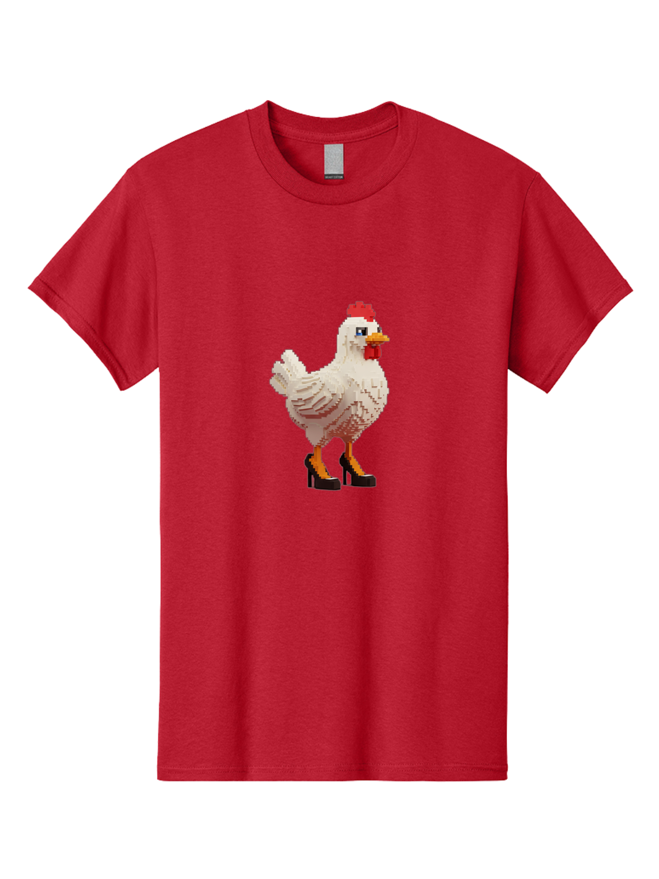 Chicken-High-Heels-1 Men'S Graphic Tee, 100% Cotton, Comfortable Casual Summer Wear, Machine Washable, Vintage Camera, Old Camera, Antique Camera, Black Camera, Classic Photography, Photography Equipment, Nostalgic Device, Film Camera, Bam011