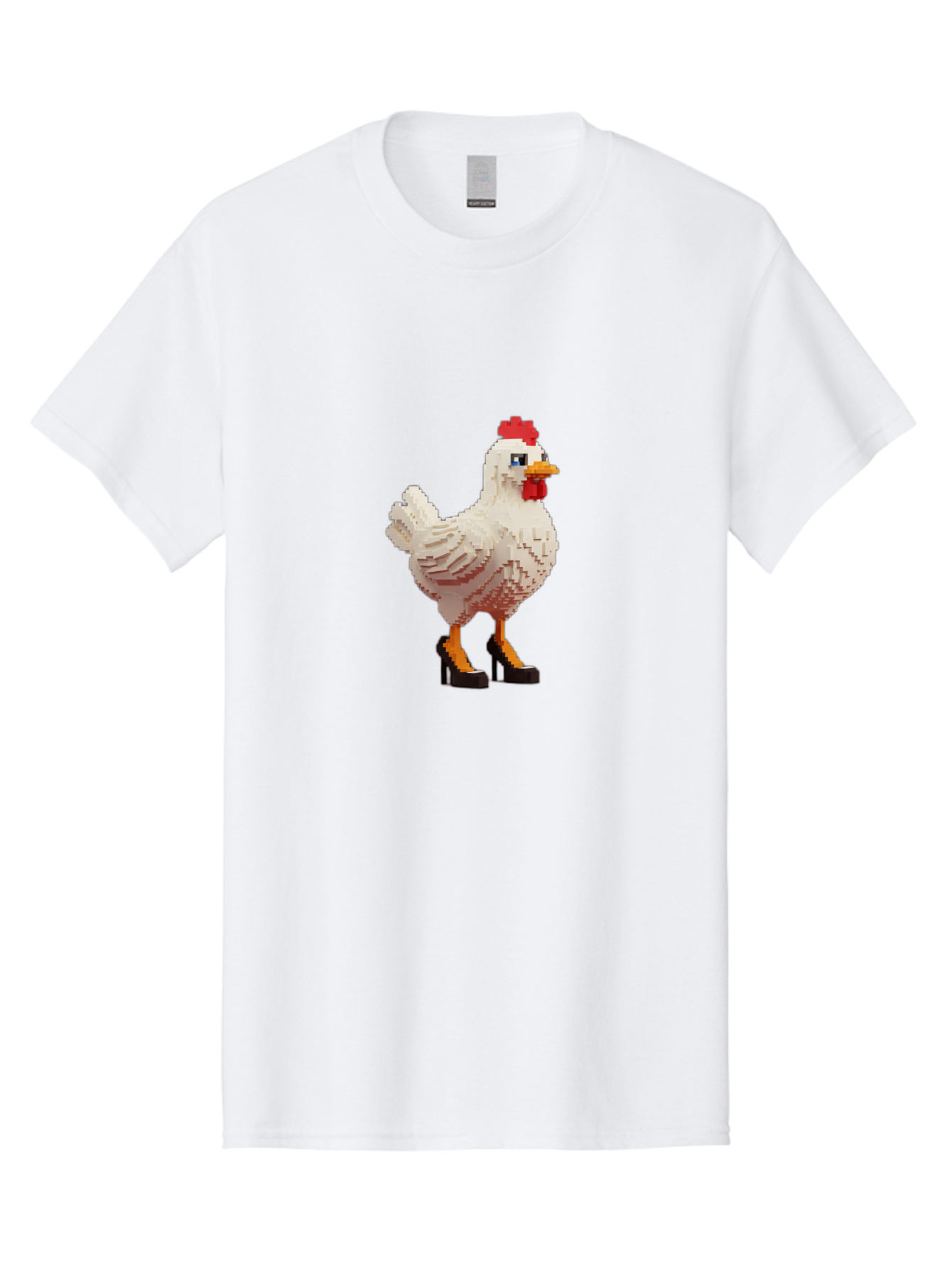 Chicken-High-Heels-1 Men'S Graphic Tee, 100% Cotton, Comfortable Casual Summer Wear, Machine Washable, Vintage Camera, Old Camera, Antique Camera, Black Camera, Classic Photography, Photography Equipment, Nostalgic Device, Film Camera, Bam011