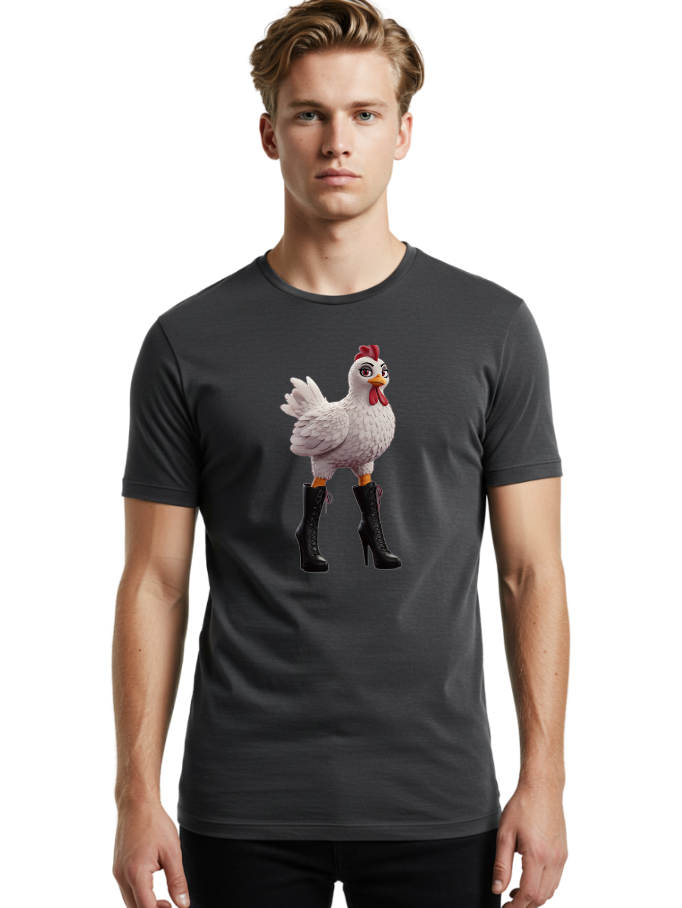 Chicken-In-Boots Men'S Graphic Tee, 100% Cotton, Comfortable Casual Summer Wear, Machine Washable, Vintage Camera, Old Camera, Antique Camera, Black Camera, Classic Photography, Photography Equipment, Nostalgic Device, Film Camera, Camera Art Bam013