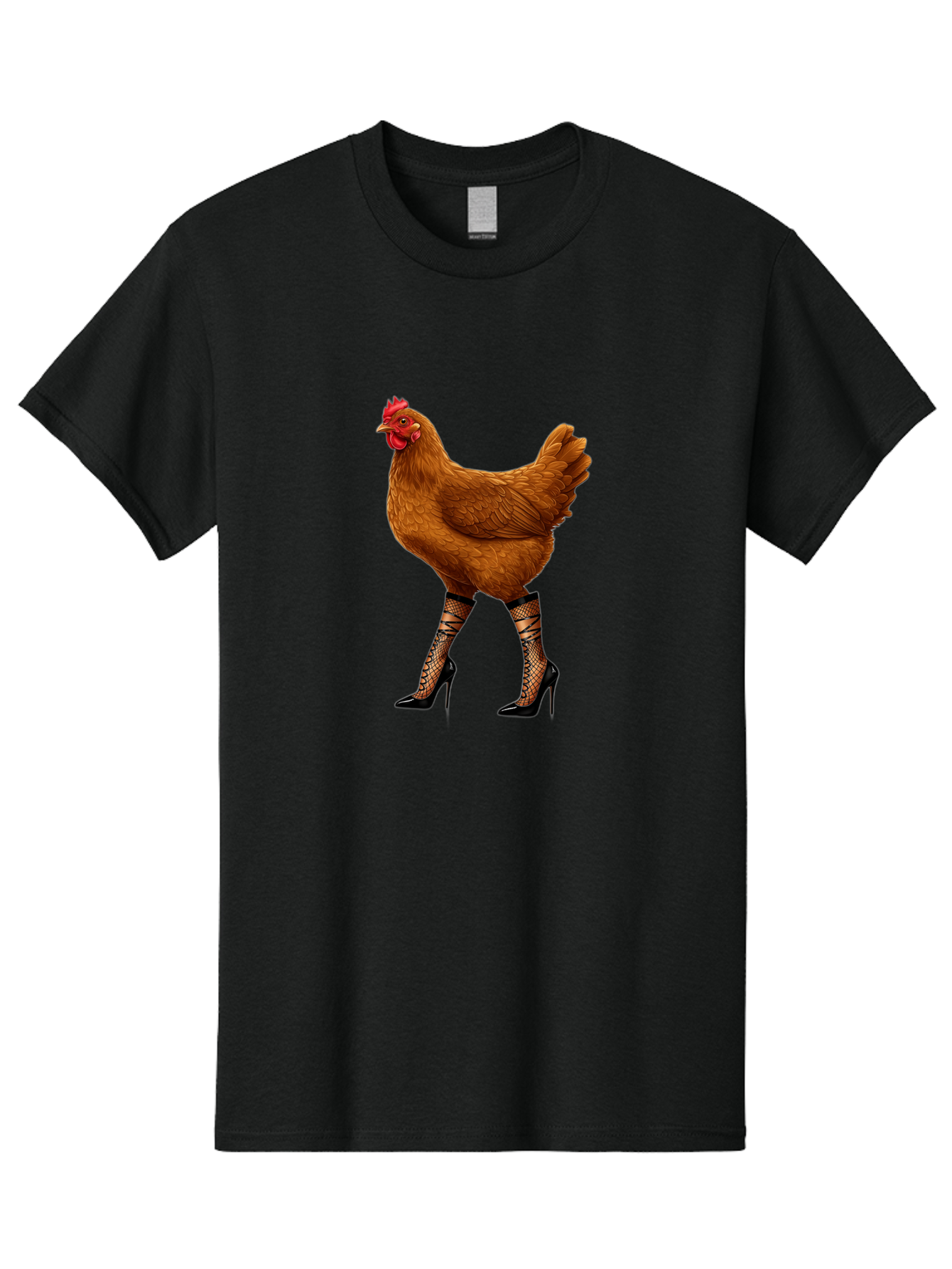 Chicken-In-Heels-1 Men'S Graphic Tee, 100% Cotton, Comfortable Casual Summer Wear, Machine Washable, Vintage Camera, Old Camera, Antique Camera, Black Camera, Classic Photography, Photography Equipment, Nostalgic Device, Film Camera, Bam014