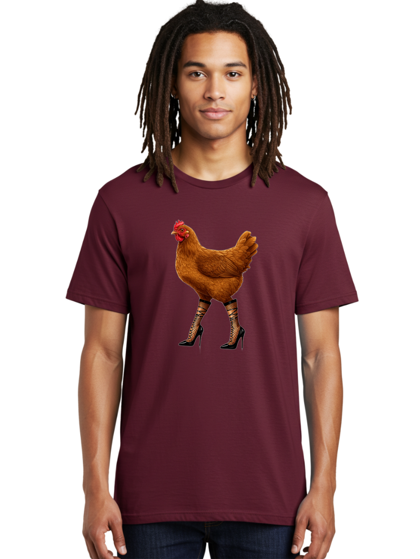 Chicken-In-Heels-1 Men'S Graphic Tee, 100% Cotton, Comfortable Casual Summer Wear, Machine Washable, Vintage Camera, Old Camera, Antique Camera, Black Camera, Classic Photography, Photography Equipment, Nostalgic Device, Film Camera, Bam014