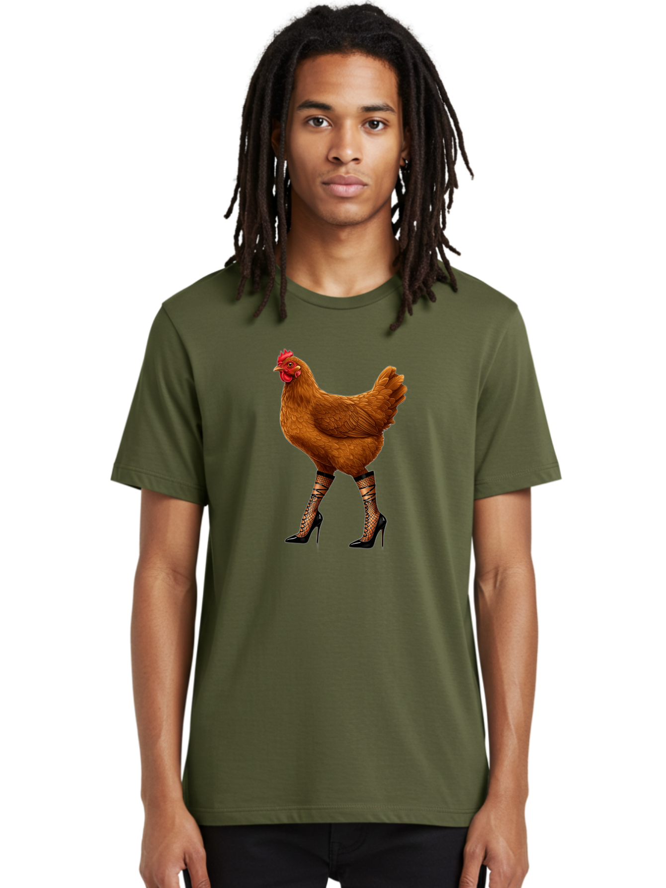 Chicken-In-Heels-1 Men'S Graphic Tee, 100% Cotton, Comfortable Casual Summer Wear, Machine Washable, Vintage Camera, Old Camera, Antique Camera, Black Camera, Classic Photography, Photography Equipment, Nostalgic Device, Film Camera, Bam014