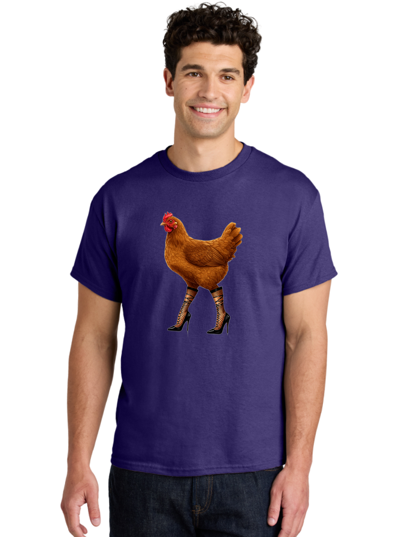 Chicken-In-Heels-1 Men'S Graphic Tee, 100% Cotton, Comfortable Casual Summer Wear, Machine Washable, Vintage Camera, Old Camera, Antique Camera, Black Camera, Classic Photography, Photography Equipment, Nostalgic Device, Film Camera, Bam014