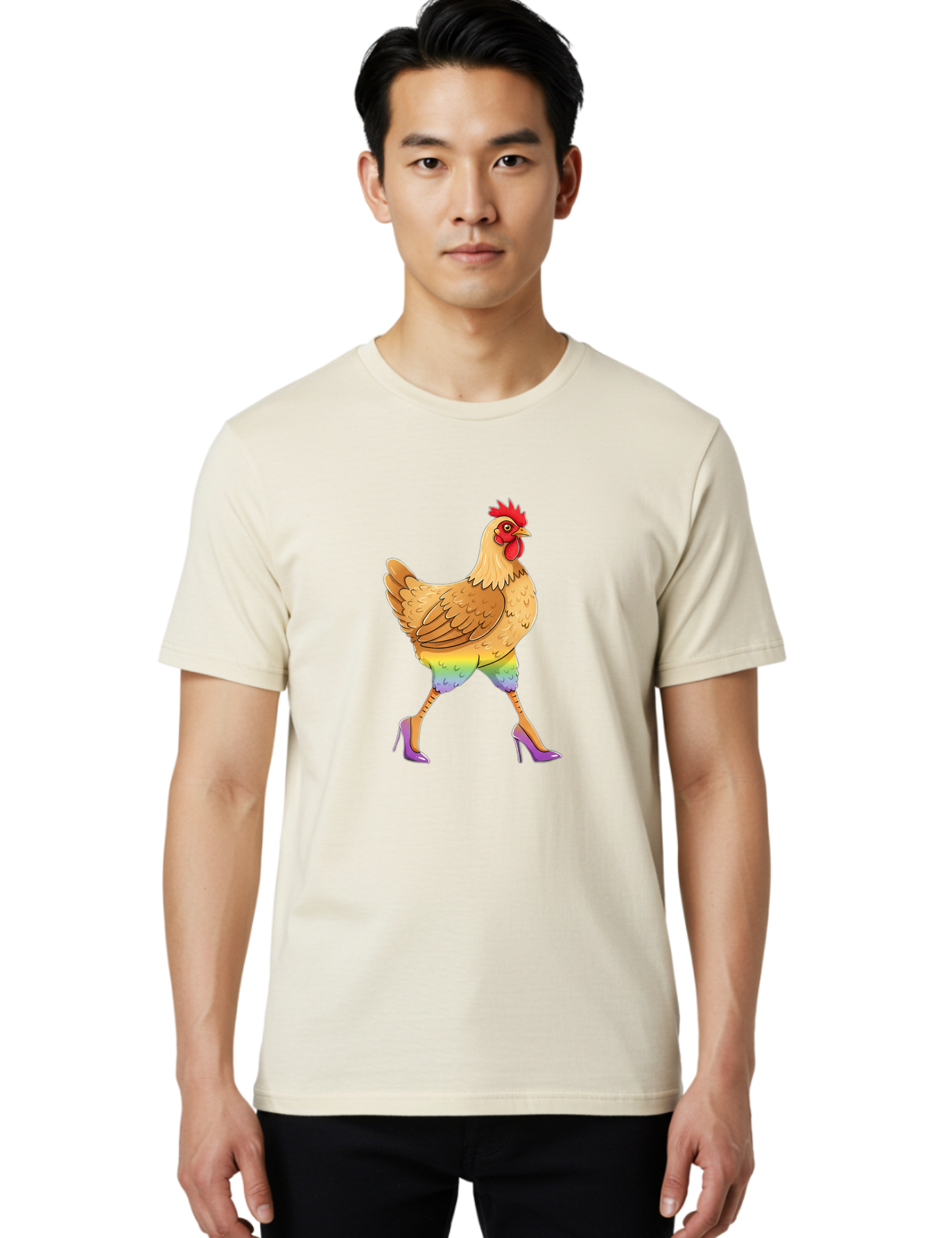 Chicken-In-Heels Men'S Graphic Tee, 100% Cotton, Comfortable Casual Summer Wear, Machine Washable, Vintage Camera, Old Camera, Antique Camera, Black Camera, Classic Photography, Photography Equipment, Nostalgic Device, Film Camera, Camera Art Bam015