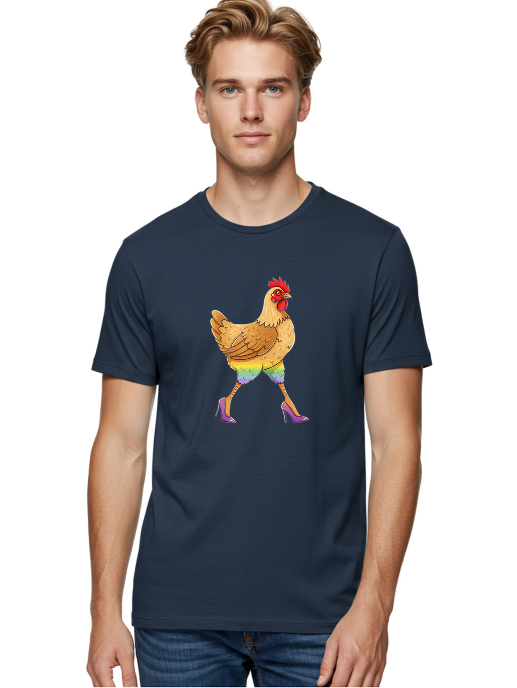 Chicken-In-Heels Men'S Graphic Tee, 100% Cotton, Comfortable Casual Summer Wear, Machine Washable, Vintage Camera, Old Camera, Antique Camera, Black Camera, Classic Photography, Photography Equipment, Nostalgic Device, Film Camera, Camera Art Bam015