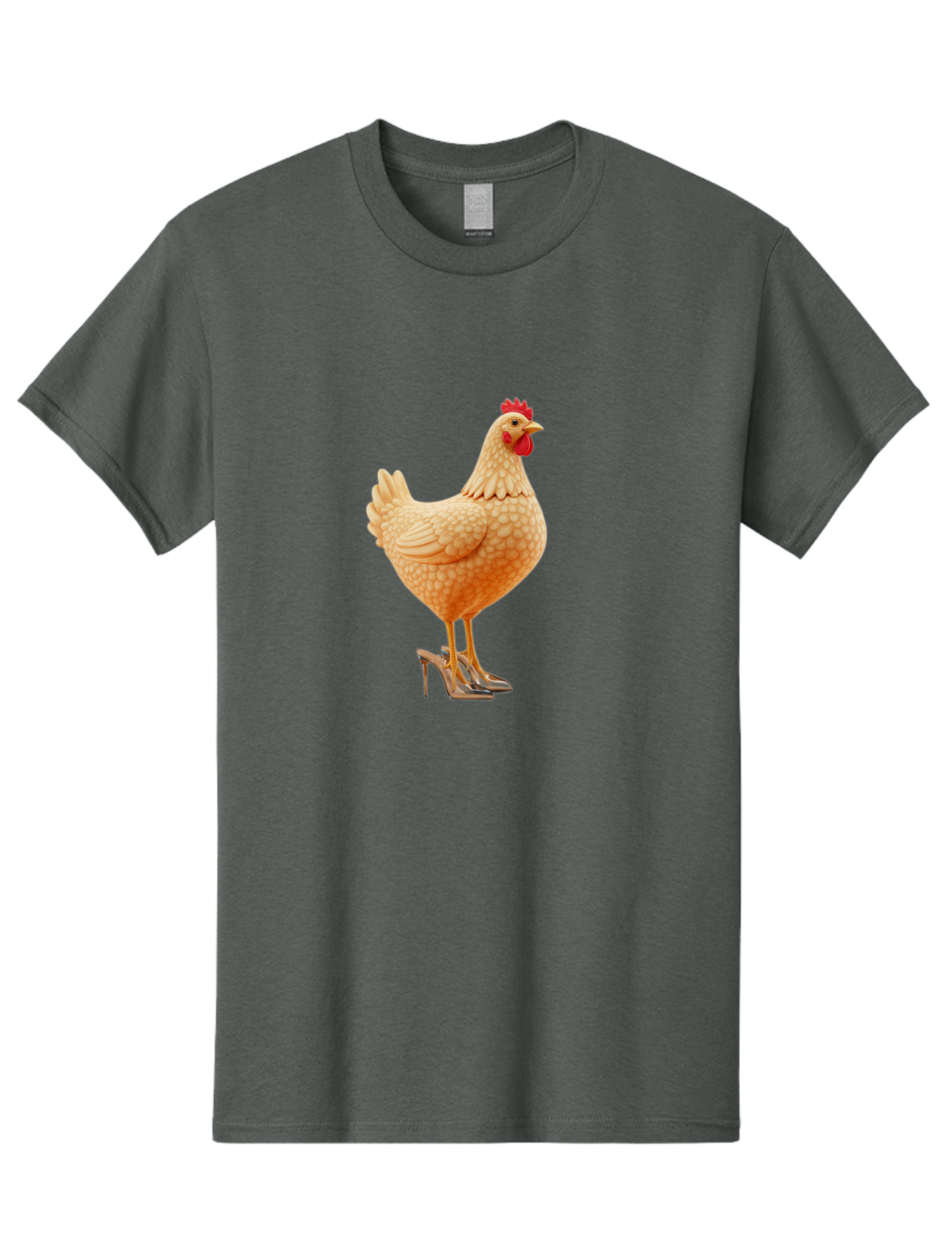 Chicken-In-High-Heels-1 Men'S Graphic Tee, 100% Cotton, Comfortable Casual Summer Wear, Machine Washable, Vintage Camera, Old Camera, Antique Camera, Black Camera, Classic Photography, Photography Equipment, Nostalgic Device, Film Camera, Bam016