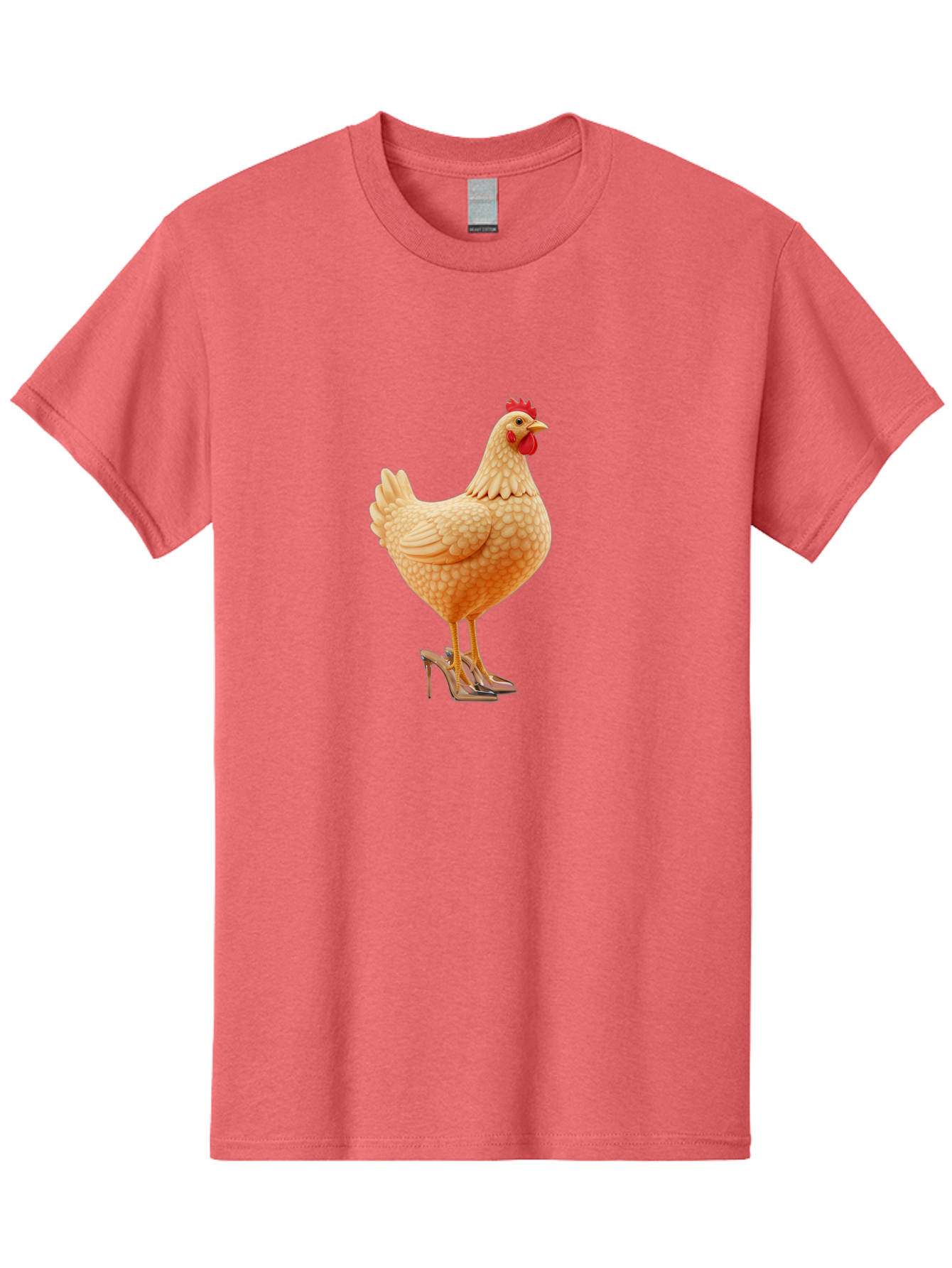 Chicken-In-High-Heels-1 Men'S Graphic Tee, 100% Cotton, Comfortable Casual Summer Wear, Machine Washable, Vintage Camera, Old Camera, Antique Camera, Black Camera, Classic Photography, Photography Equipment, Nostalgic Device, Film Camera, Bam016