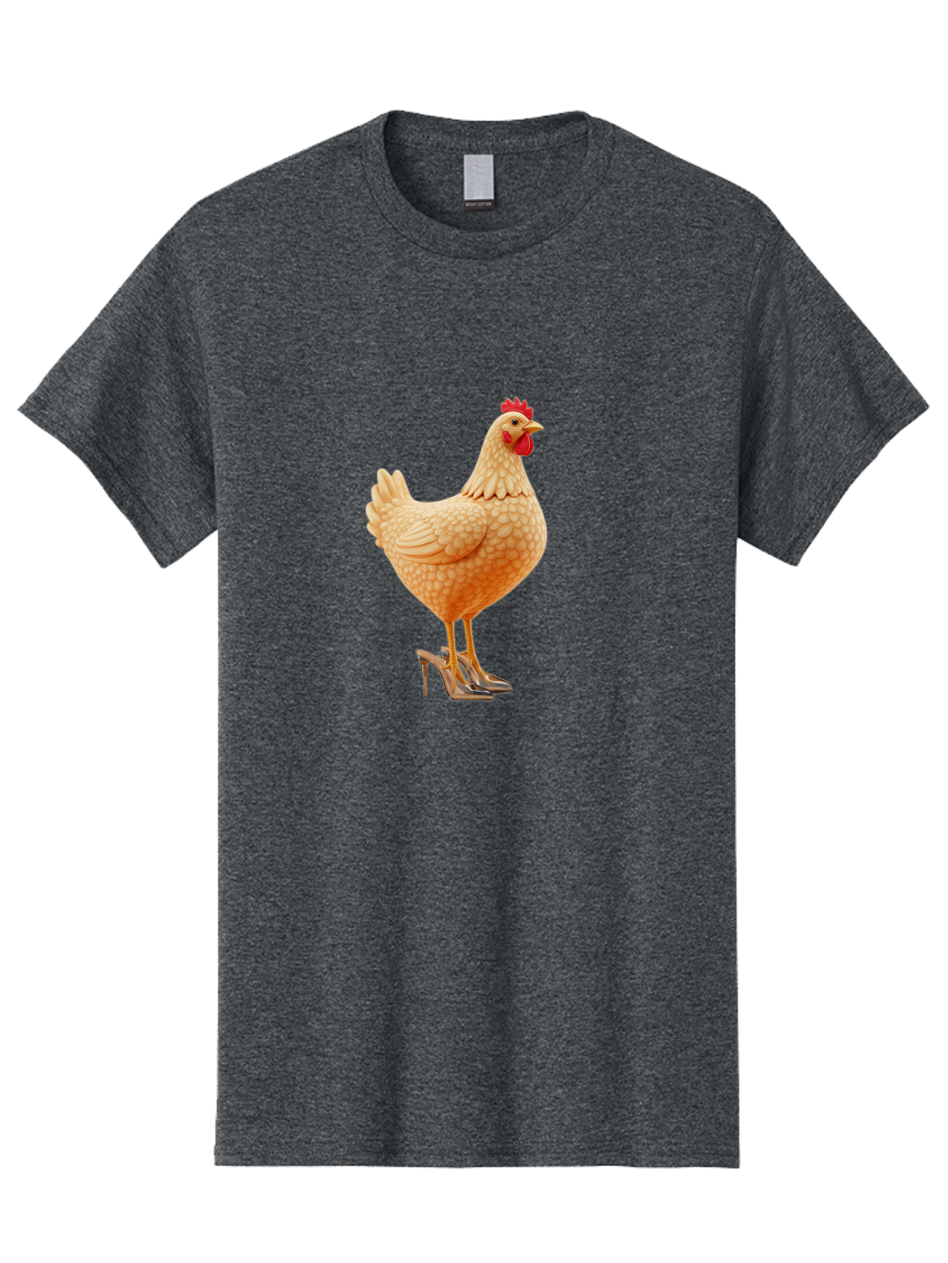 Chicken-In-High-Heels-1 Men'S Graphic Tee, 100% Cotton, Comfortable Casual Summer Wear, Machine Washable, Vintage Camera, Old Camera, Antique Camera, Black Camera, Classic Photography, Photography Equipment, Nostalgic Device, Film Camera, Bam016