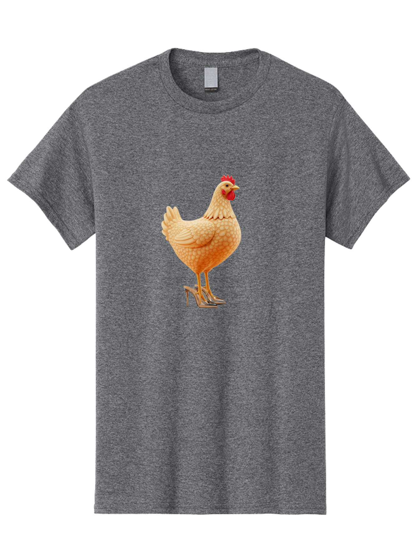 Chicken-In-High-Heels-1 Men'S Graphic Tee, 100% Cotton, Comfortable Casual Summer Wear, Machine Washable, Vintage Camera, Old Camera, Antique Camera, Black Camera, Classic Photography, Photography Equipment, Nostalgic Device, Film Camera, Bam016