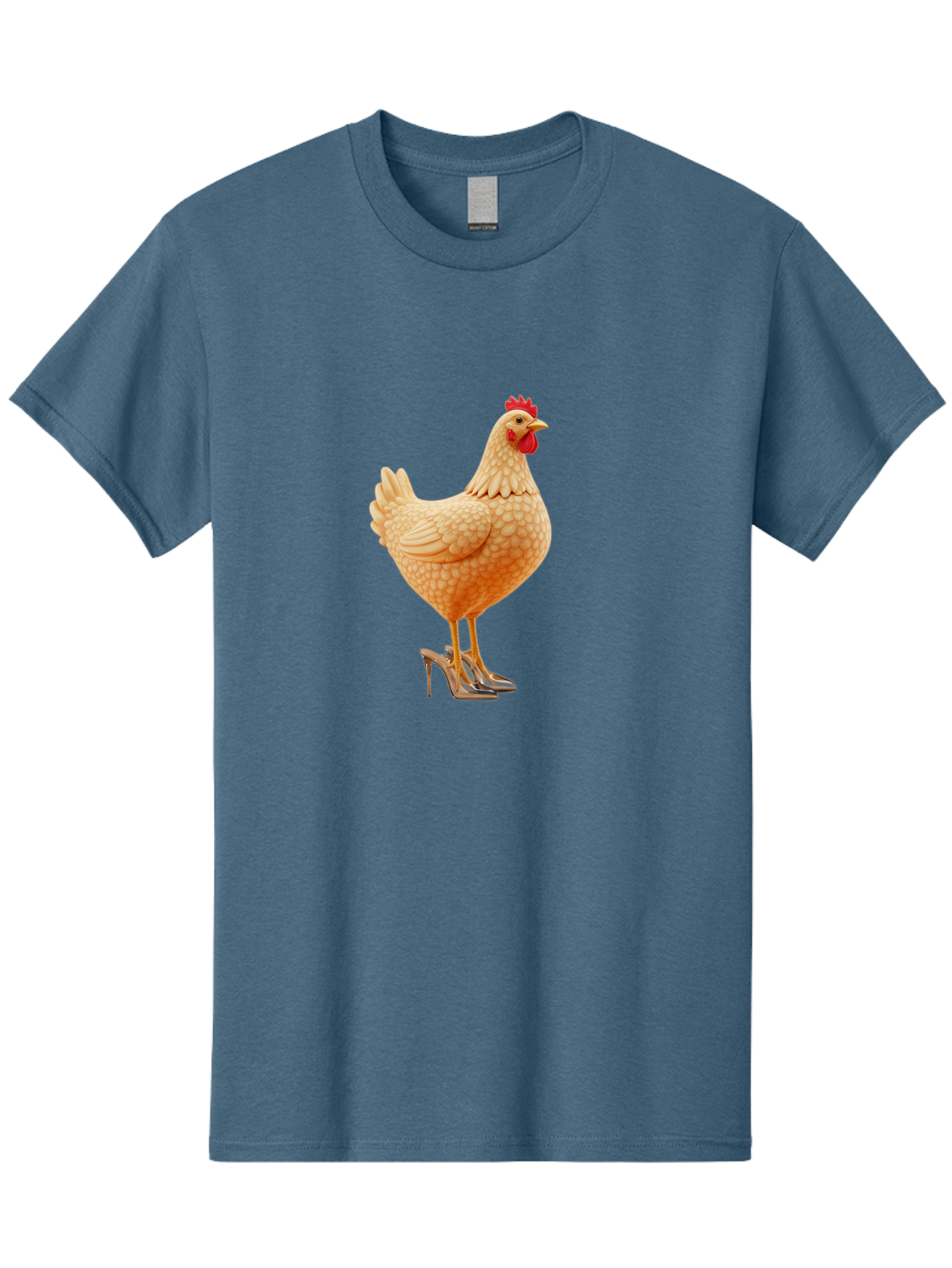 Chicken-In-High-Heels-1 Men'S Graphic Tee, 100% Cotton, Comfortable Casual Summer Wear, Machine Washable, Vintage Camera, Old Camera, Antique Camera, Black Camera, Classic Photography, Photography Equipment, Nostalgic Device, Film Camera, Bam016