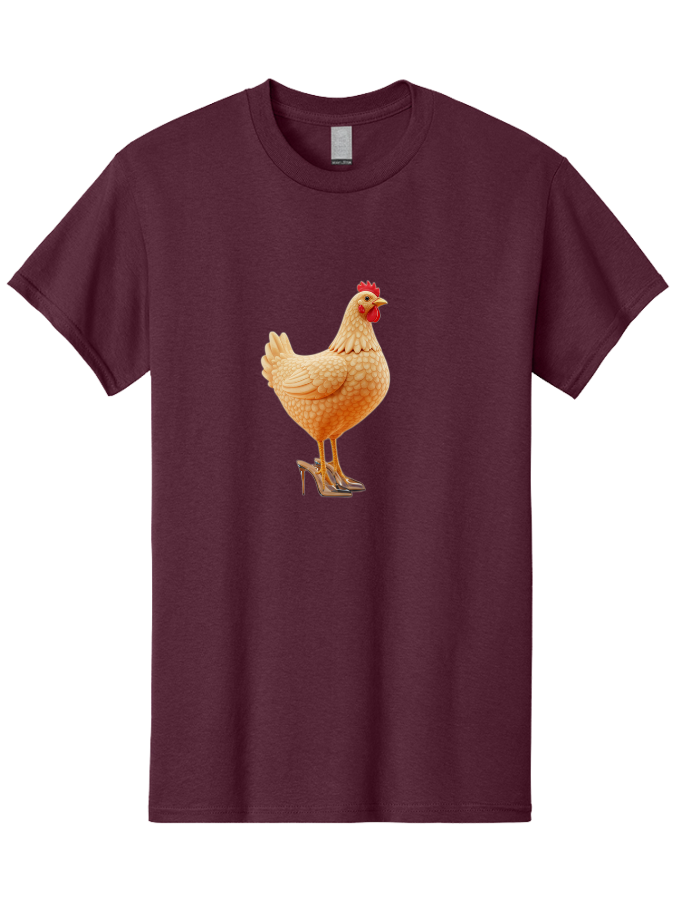 Chicken-In-High-Heels-1 Men'S Graphic Tee, 100% Cotton, Comfortable Casual Summer Wear, Machine Washable, Vintage Camera, Old Camera, Antique Camera, Black Camera, Classic Photography, Photography Equipment, Nostalgic Device, Film Camera, Bam016