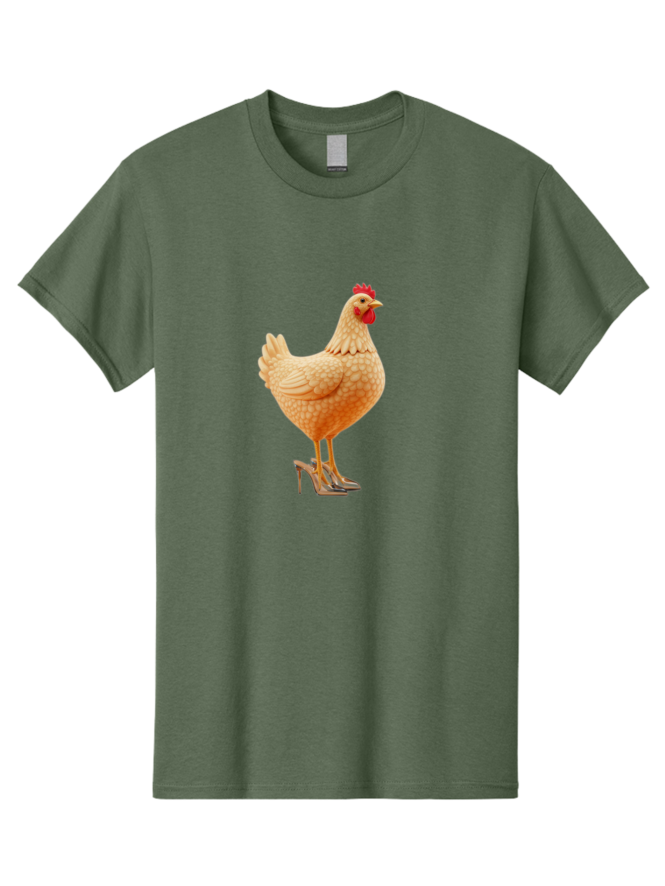 Chicken-In-High-Heels-1 Men'S Graphic Tee, 100% Cotton, Comfortable Casual Summer Wear, Machine Washable, Vintage Camera, Old Camera, Antique Camera, Black Camera, Classic Photography, Photography Equipment, Nostalgic Device, Film Camera, Bam016