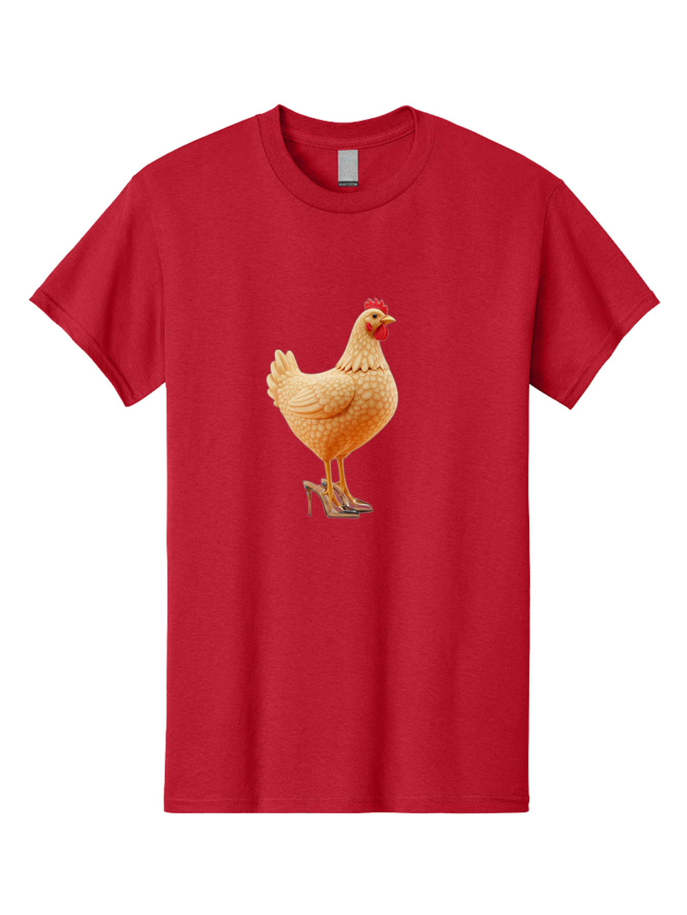 Chicken-In-High-Heels-1 Men'S Graphic Tee, 100% Cotton, Comfortable Casual Summer Wear, Machine Washable, Vintage Camera, Old Camera, Antique Camera, Black Camera, Classic Photography, Photography Equipment, Nostalgic Device, Film Camera, Bam016