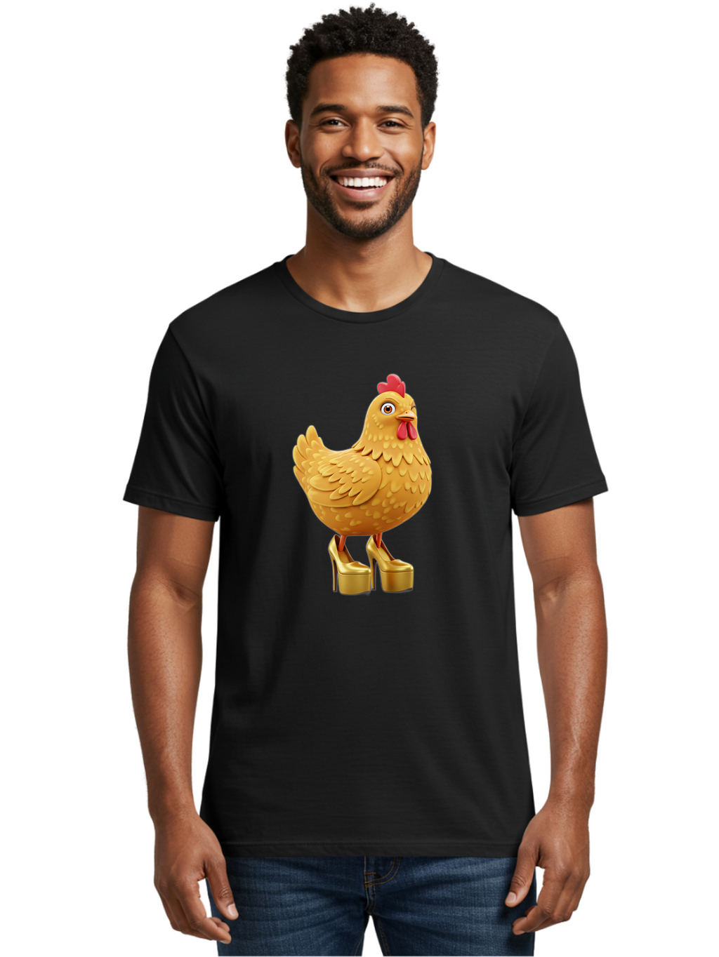 Chicken-In-High-Heels Men'S Graphic Tee, 100% Cotton, Comfortable Casual Summer Wear, Machine Washable, Vintage Camera, Old Camera, Antique Camera, Black Camera, Classic Photography, Photography Equipment, Nostalgic Device, Film Camera, Bam019