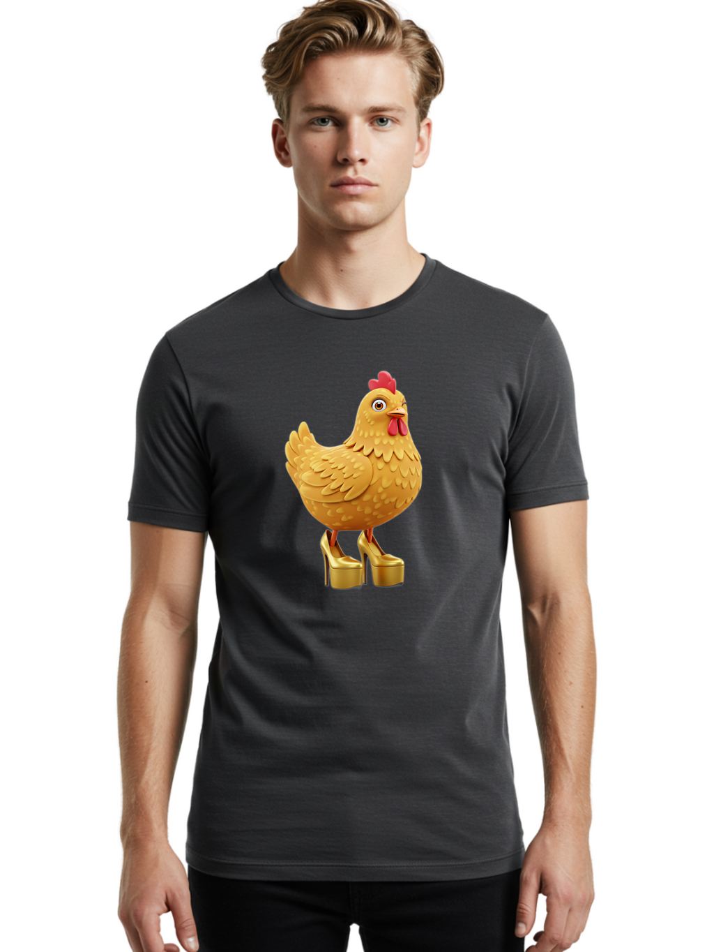 Chicken-In-High-Heels Men'S Graphic Tee, 100% Cotton, Comfortable Casual Summer Wear, Machine Washable, Vintage Camera, Old Camera, Antique Camera, Black Camera, Classic Photography, Photography Equipment, Nostalgic Device, Film Camera, Bam019