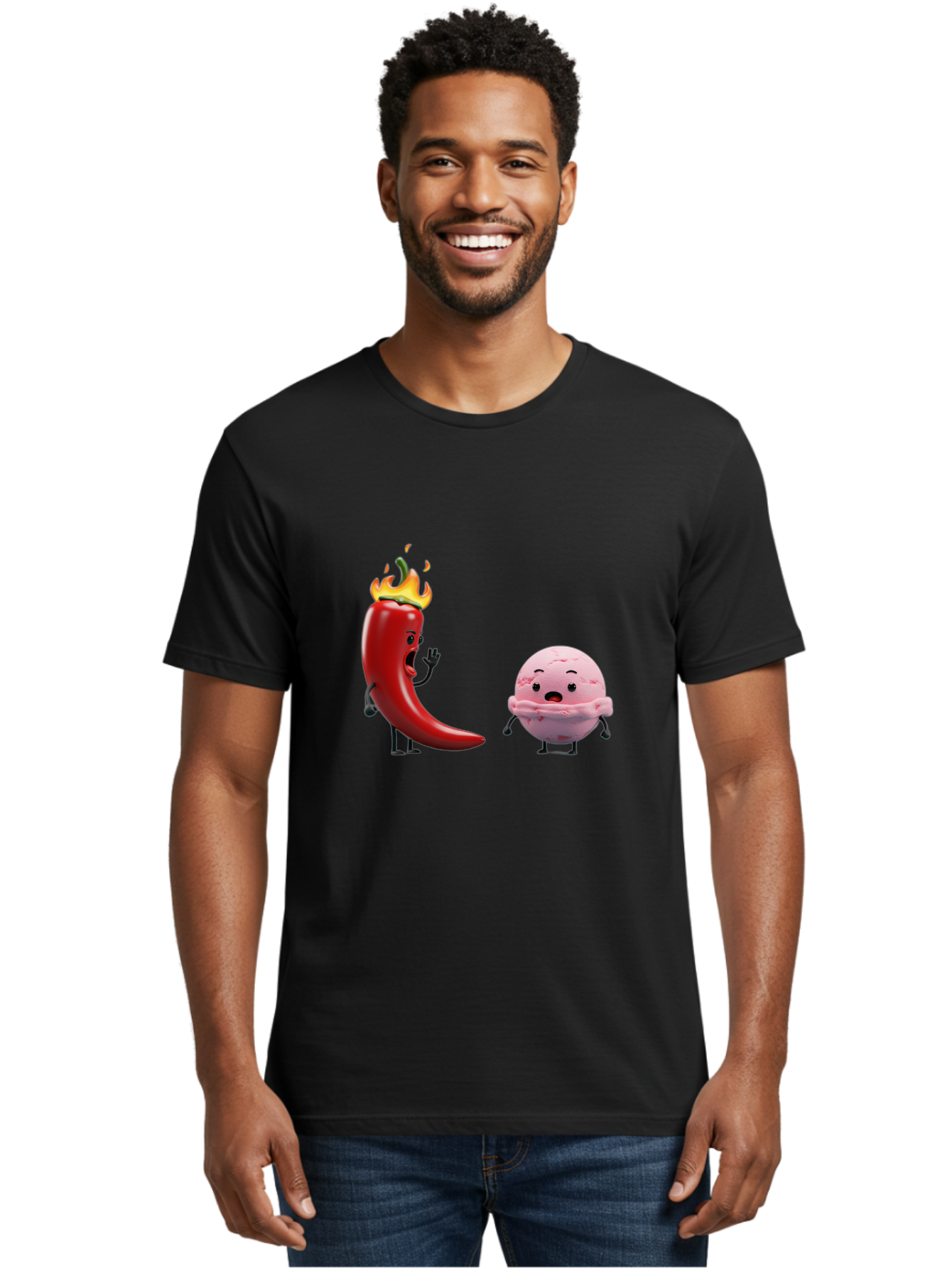 Chili-Pepper-And-Meatball Men'S Graphic Tee, 100% Cotton, Comfortable Casual Summer Wear, Machine Washable, Vintage Camera, Old Camera, Antique Camera, Black Camera, Classic Photography, Photography Equipment, Nostalgic Device, Film Camera, Bam022
