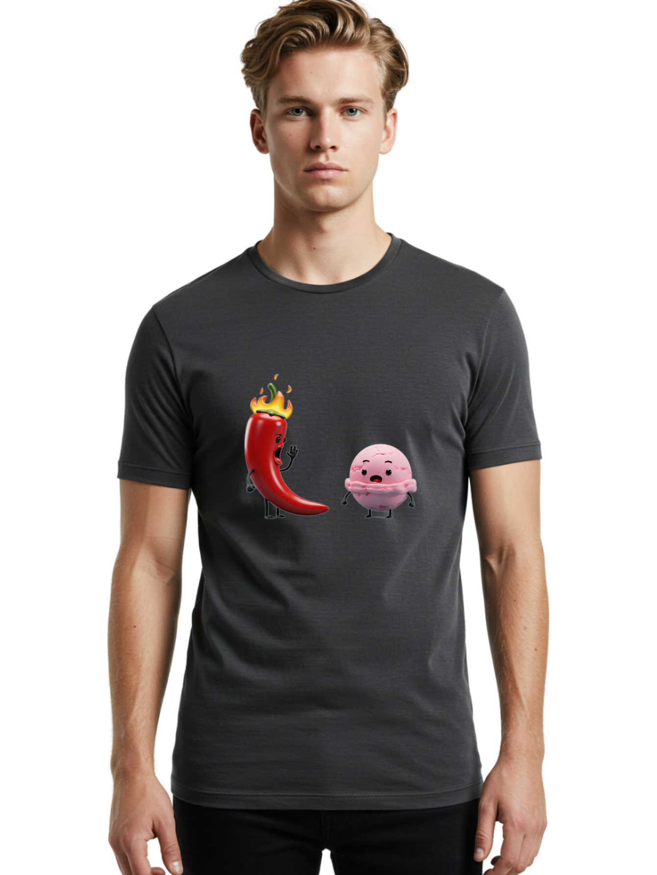Chili-Pepper-And-Meatball Men'S Graphic Tee, 100% Cotton, Comfortable Casual Summer Wear, Machine Washable, Vintage Camera, Old Camera, Antique Camera, Black Camera, Classic Photography, Photography Equipment, Nostalgic Device, Film Camera, Bam022