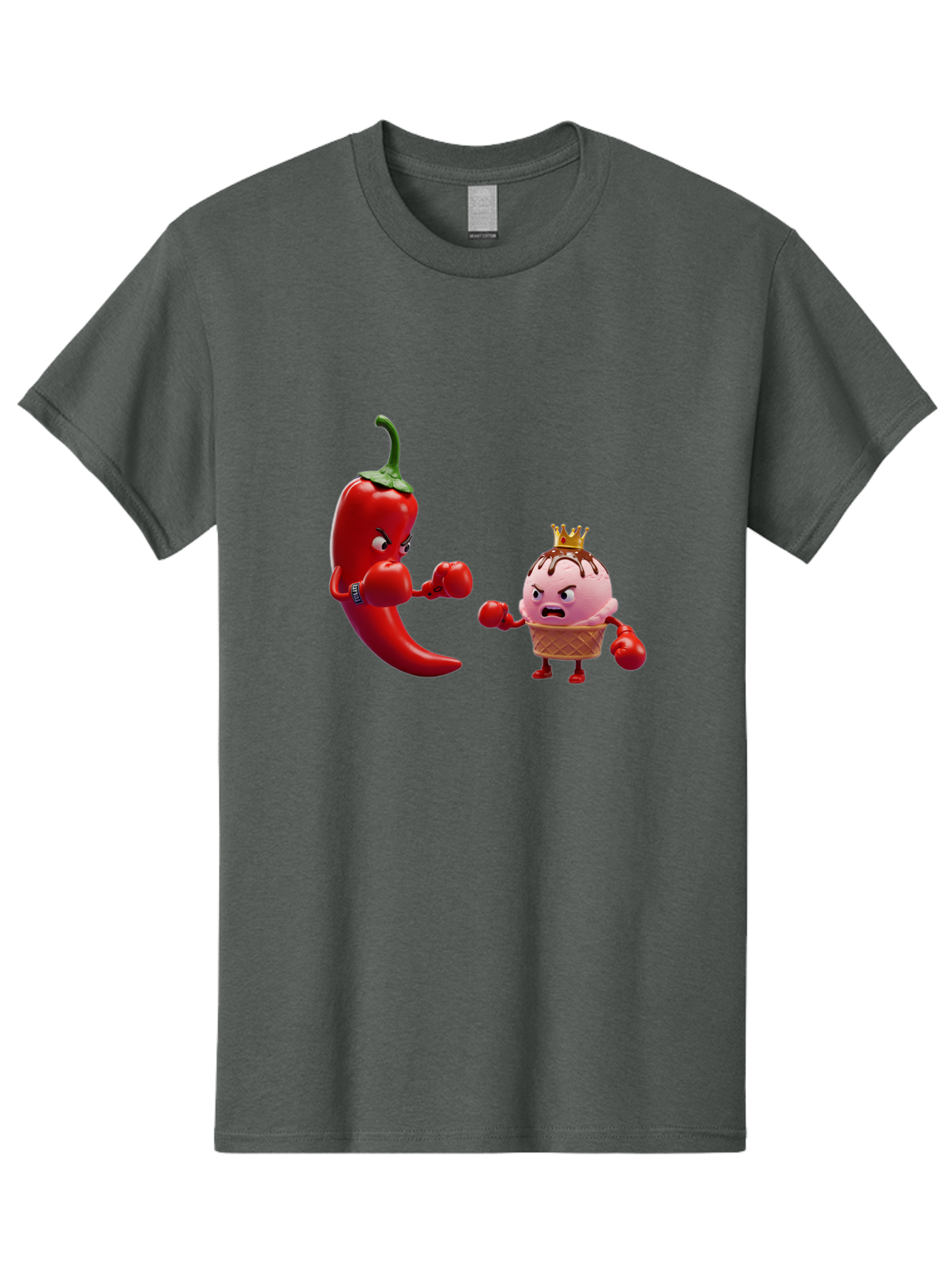 Chili-Pepper-Vs-Ice-Cream Men'S Graphic Tee, 100% Cotton, Comfortable Casual Summer Wear, Machine Washable, Vintage Camera, Old Camera, Antique Camera, Black Camera, Classic Photography, Photography Equipment, Nostalgic Device, Film Camera, Bam024