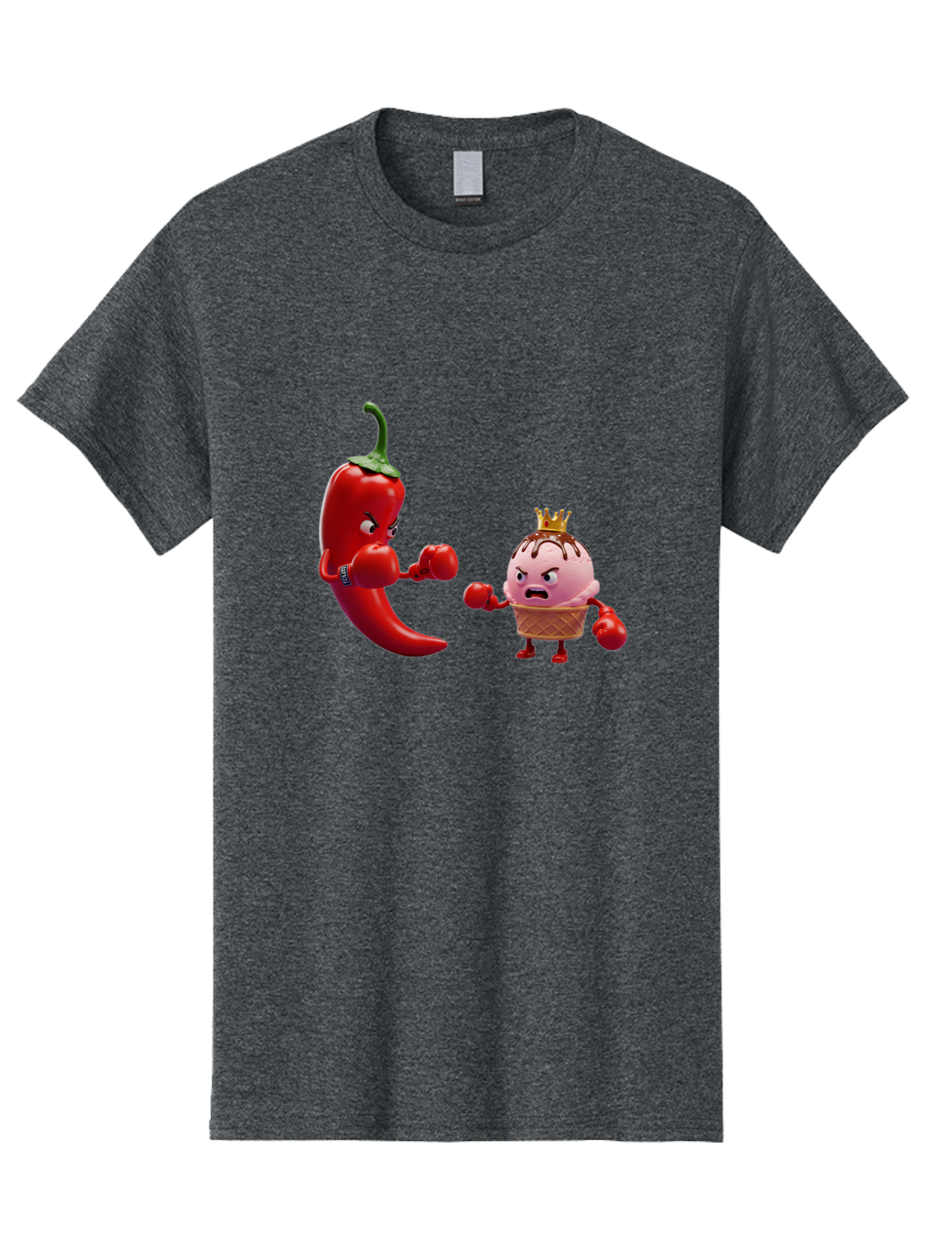 Chili-Pepper-Vs-Ice-Cream Men'S Graphic Tee, 100% Cotton, Comfortable Casual Summer Wear, Machine Washable, Vintage Camera, Old Camera, Antique Camera, Black Camera, Classic Photography, Photography Equipment, Nostalgic Device, Film Camera, Bam024