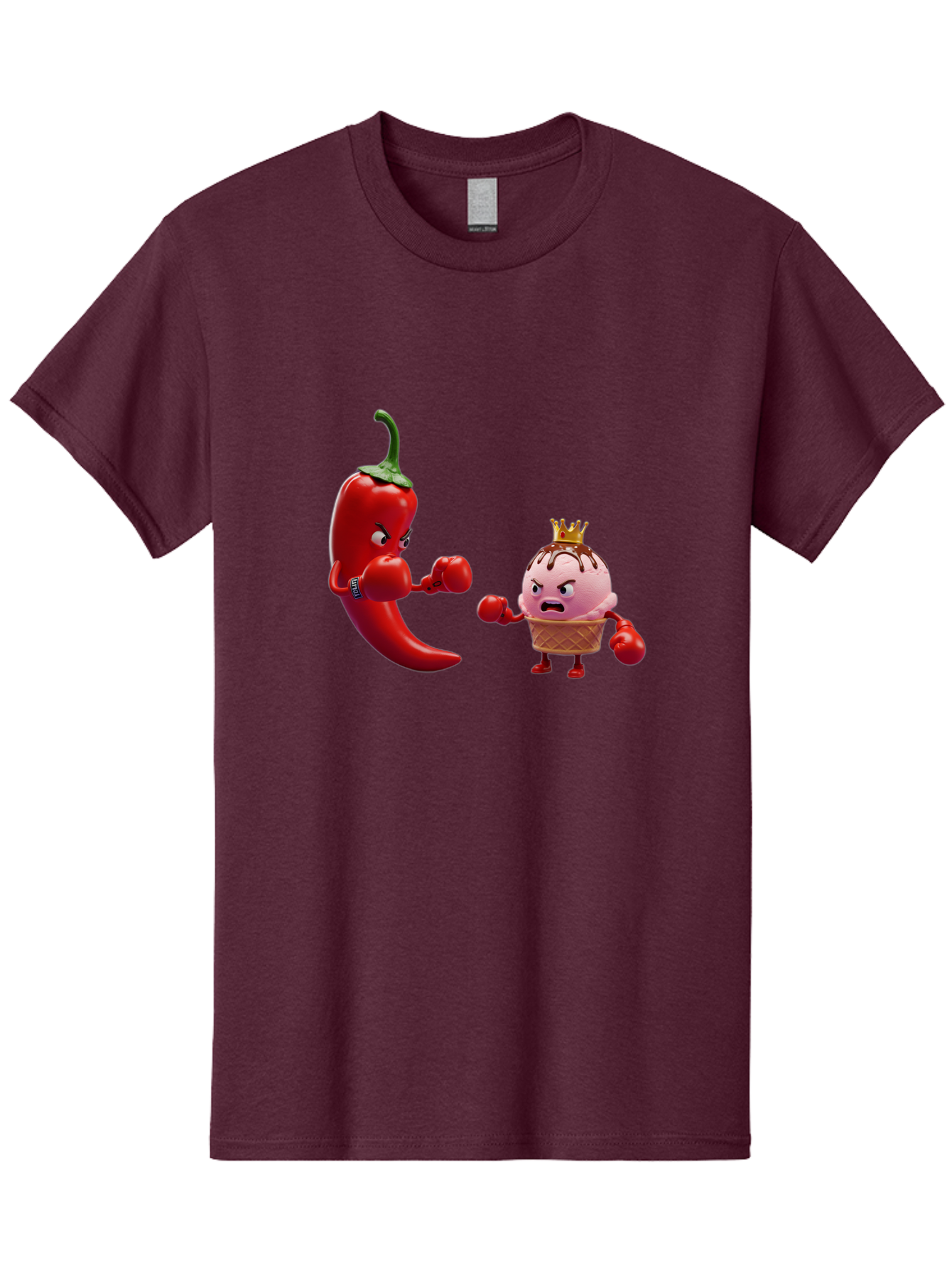 Chili-Pepper-Vs-Ice-Cream Men'S Graphic Tee, 100% Cotton, Comfortable Casual Summer Wear, Machine Washable, Vintage Camera, Old Camera, Antique Camera, Black Camera, Classic Photography, Photography Equipment, Nostalgic Device, Film Camera, Bam024